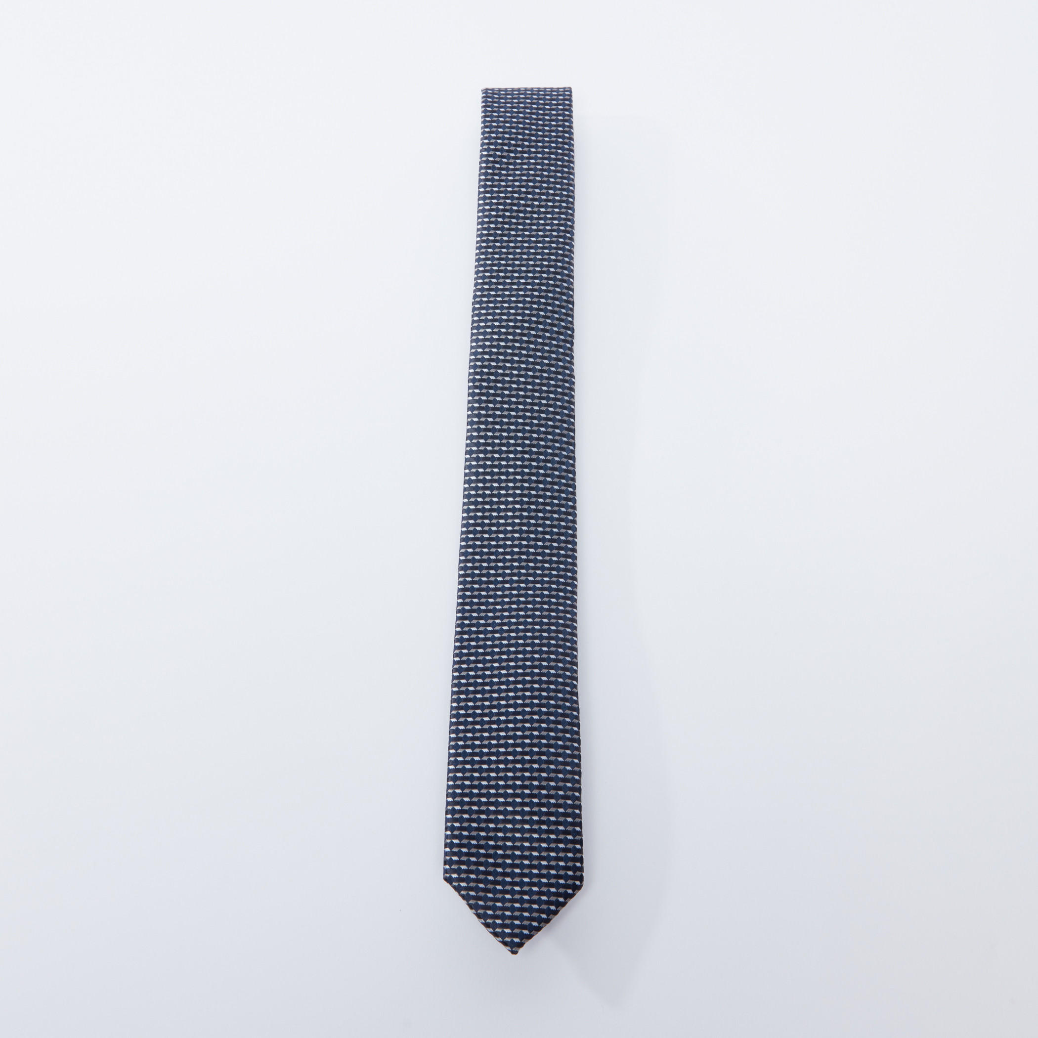 Textured Tie with Keeper Loop-men-tiesandcufflinks-pocketsquares-image-4