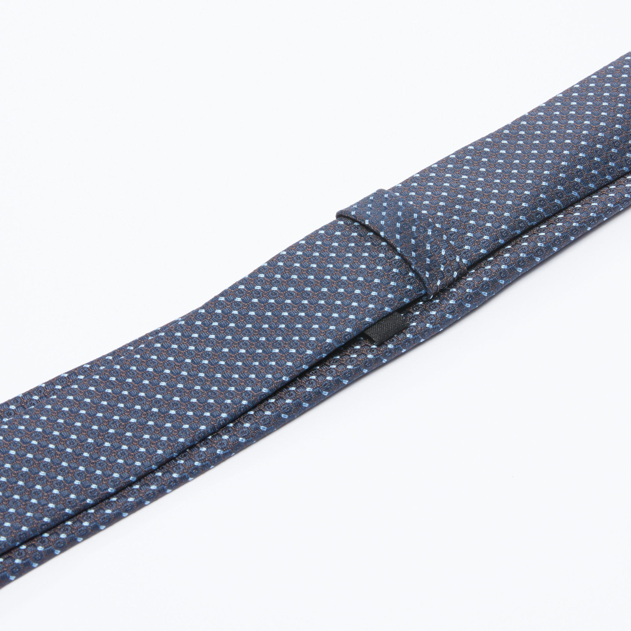 Textured Tie in Regular Cut with Keeper Loop-men-tiesandcufflinks-pocketsquares-image-3