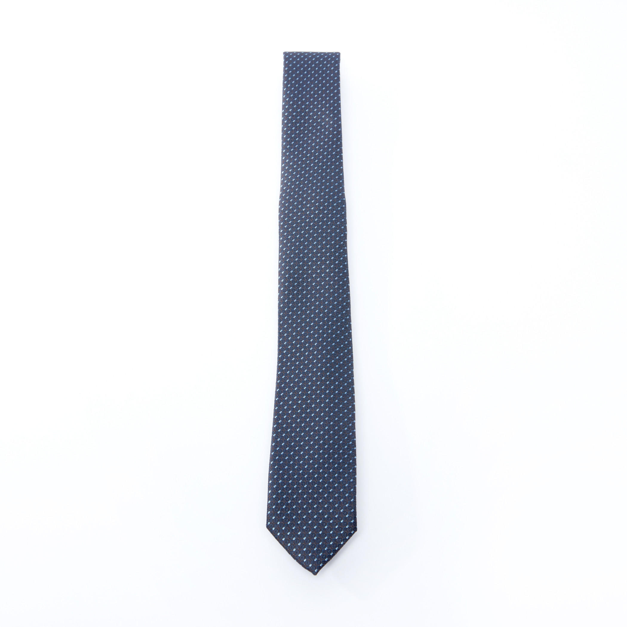 Textured Tie in Regular Cut with Keeper Loop-men-tiesandcufflinks-pocketsquares-image-4
