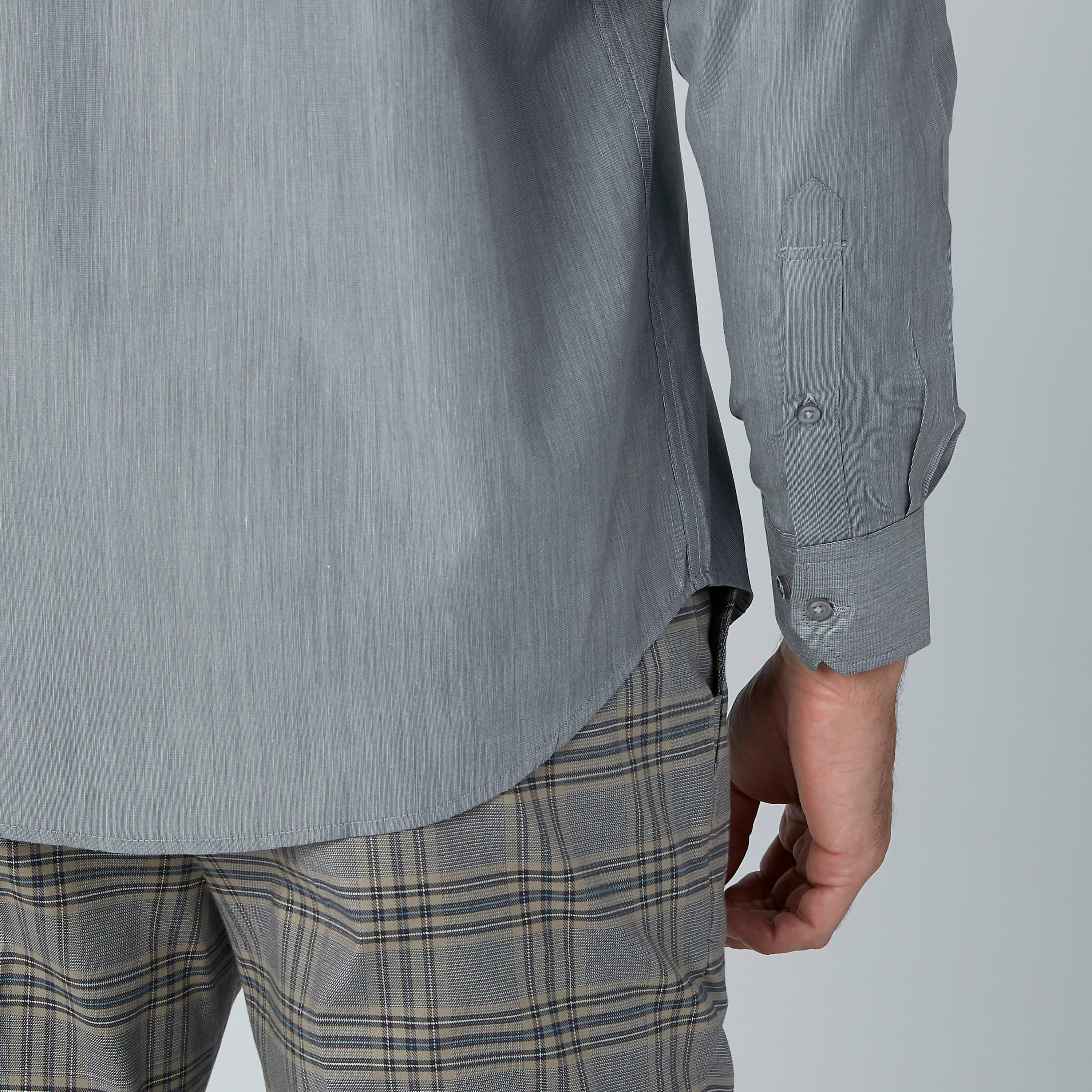 Easy Iron Formal Shirt with Long Sleeves and Chest Pocket Detail-men-clothing-shirts-image-3