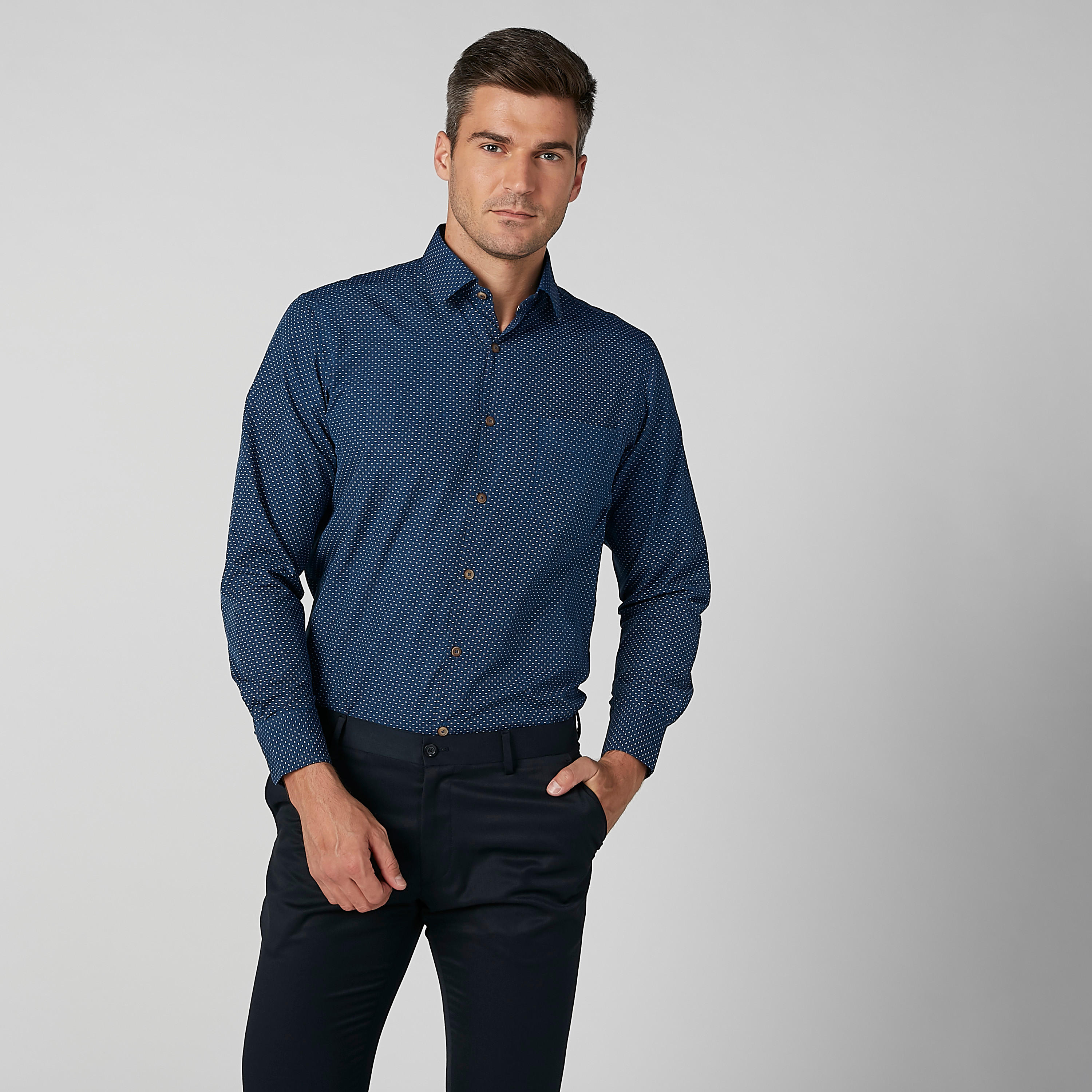 قميص بأكمام طويلة وجيب على الصدر وطبعات-men-clothing-shirts-image-6