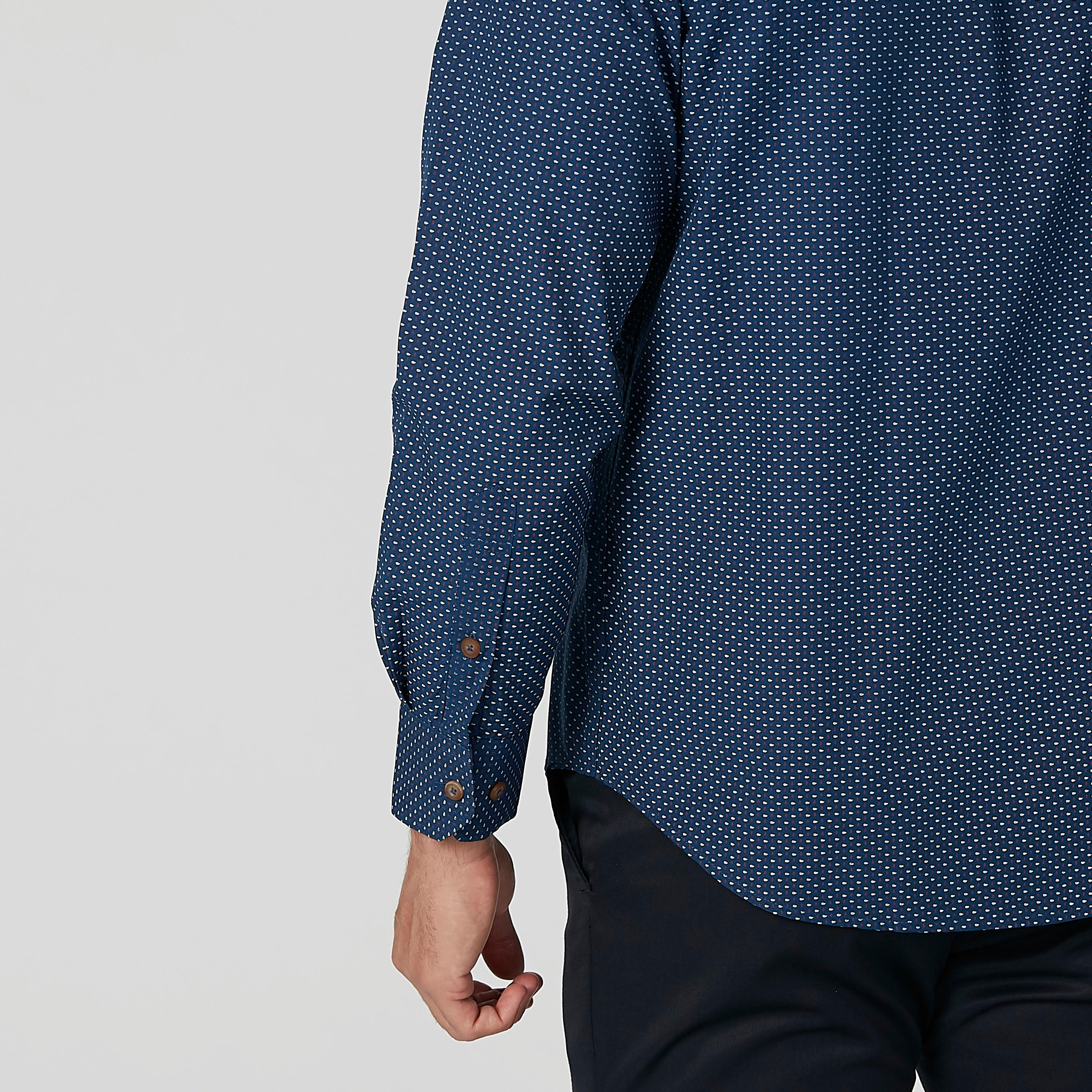 قميص بأكمام طويلة وجيب على الصدر وطبعات-men-clothing-shirts-image-1