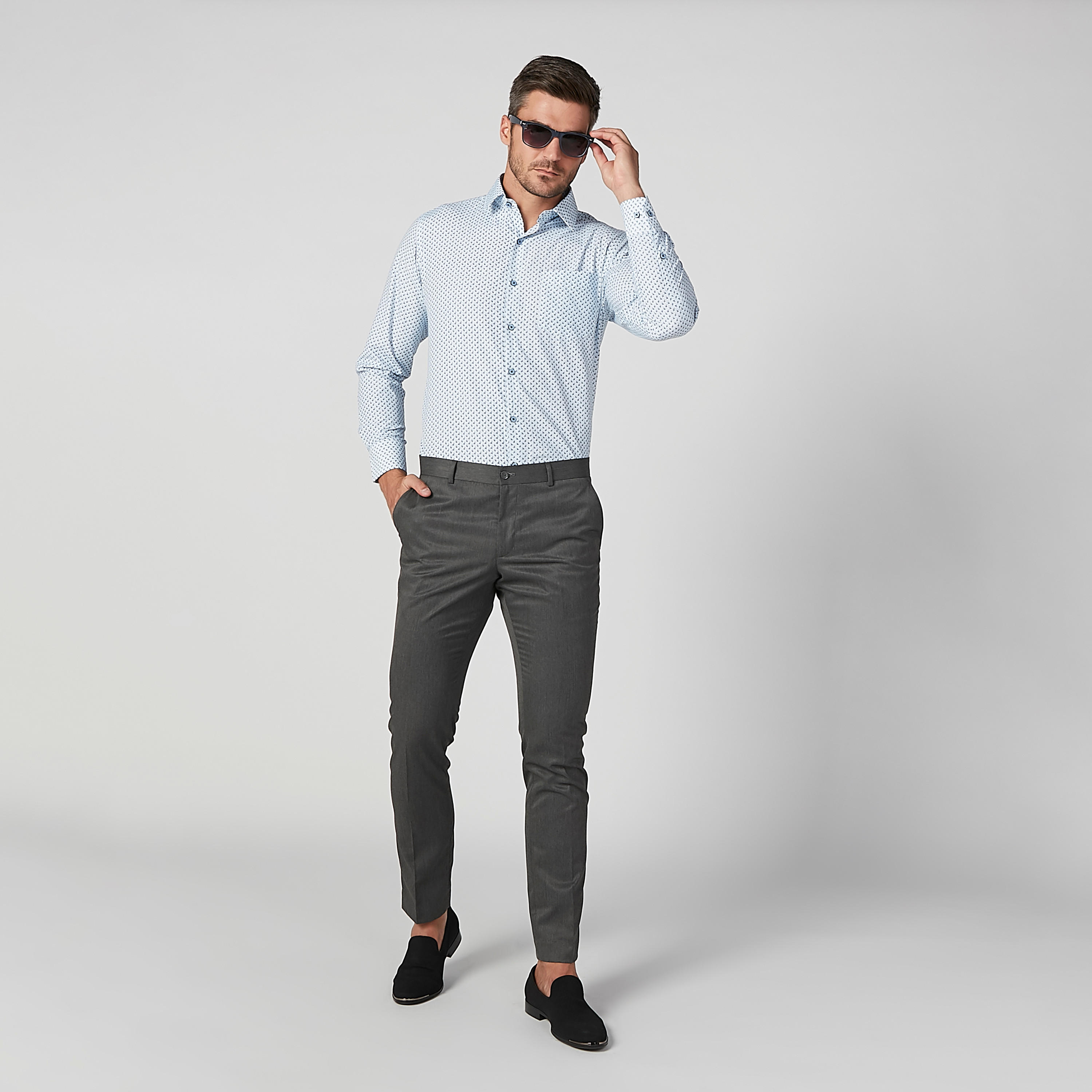 قميص سهل الكي بأكمام طويلة وجيب خارجي وطبعات-men-clothing-shirts-image-1