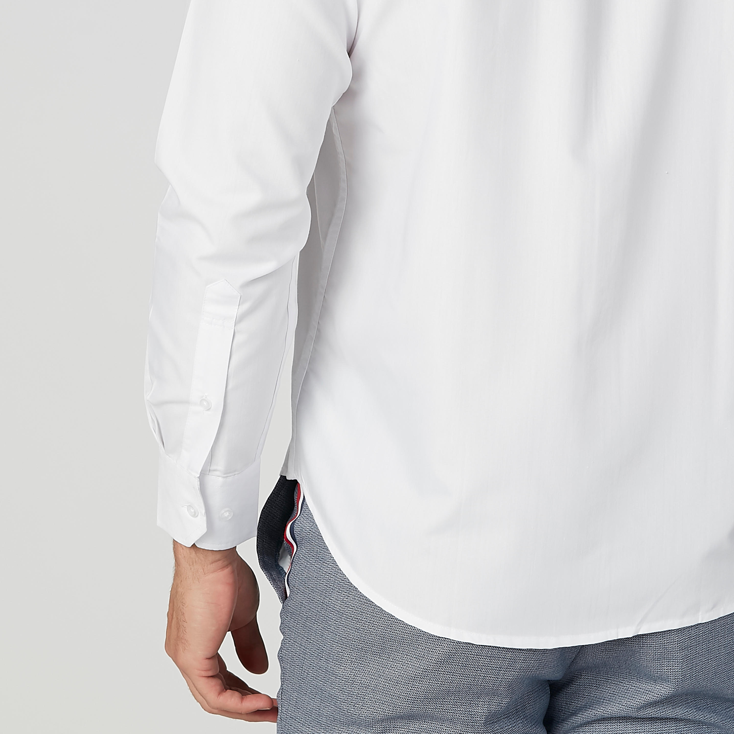 قميص سادة سهل الكي بياقة عادية وأكمام طويلة-men-clothing-shirts-image-6