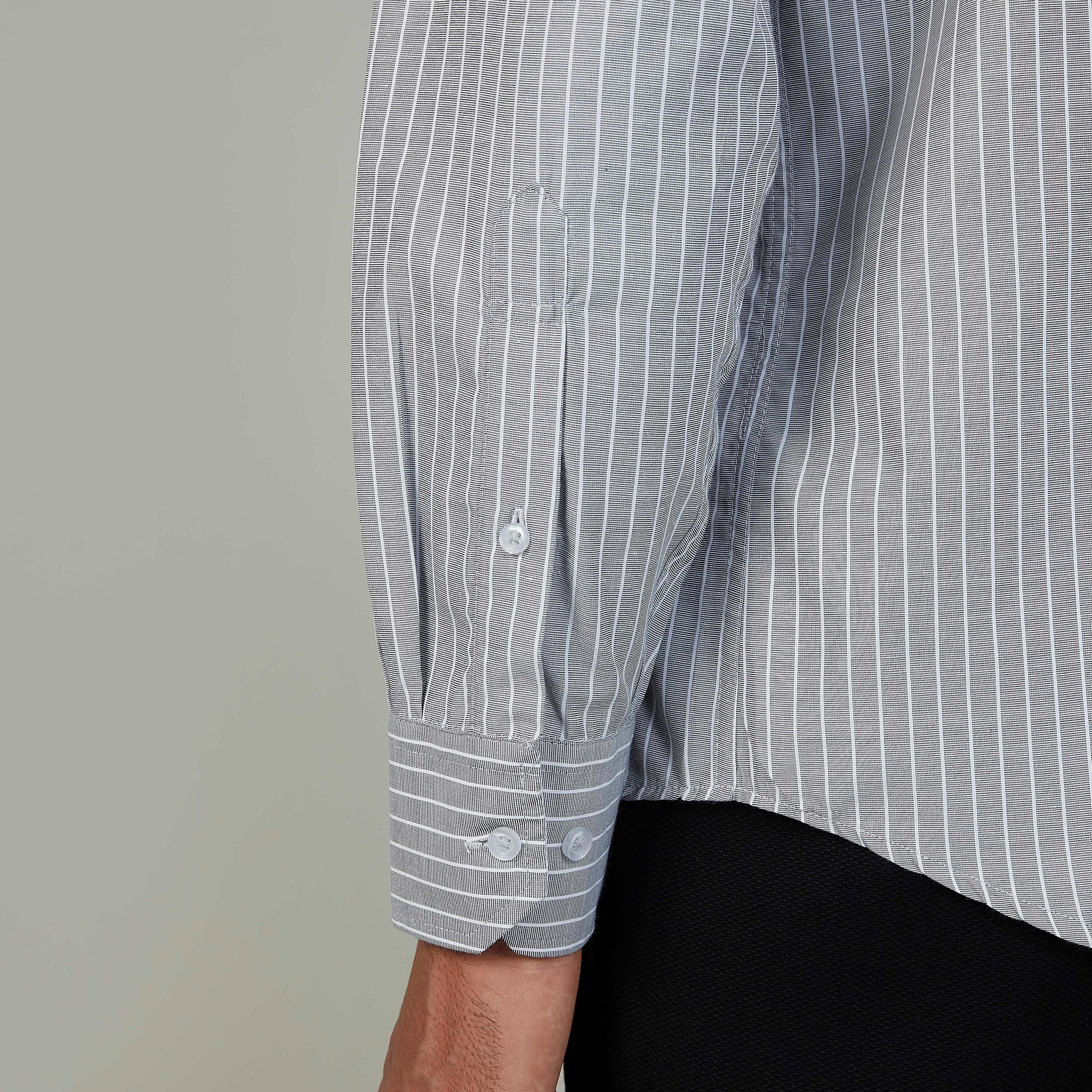 قميص مخطط بياقة عاديّة وأكمام طويلة-men-clothing-shirts-image-3