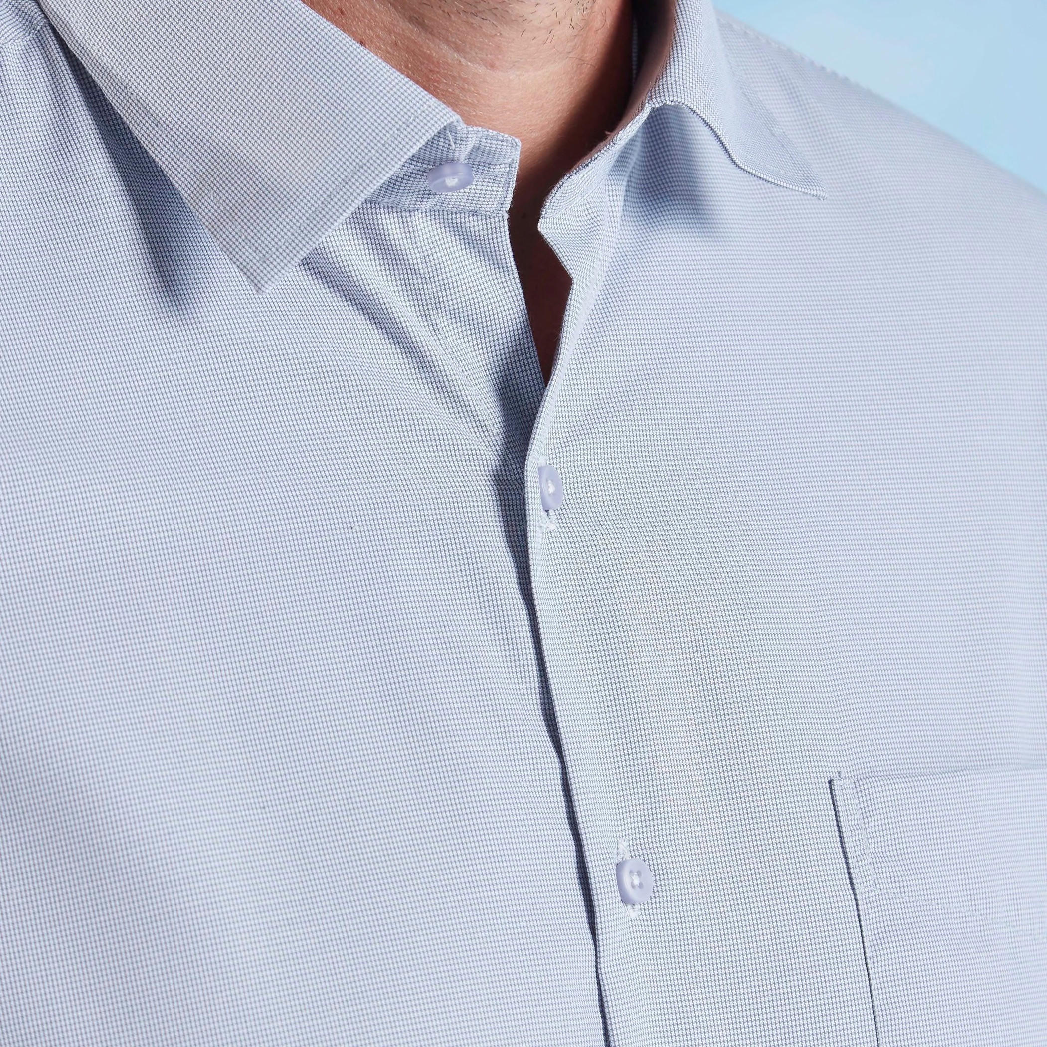 قميص رسمي بارز الملمس بياقة عاديّة وأكمام طويلة-men-clothing-shirts-image-3