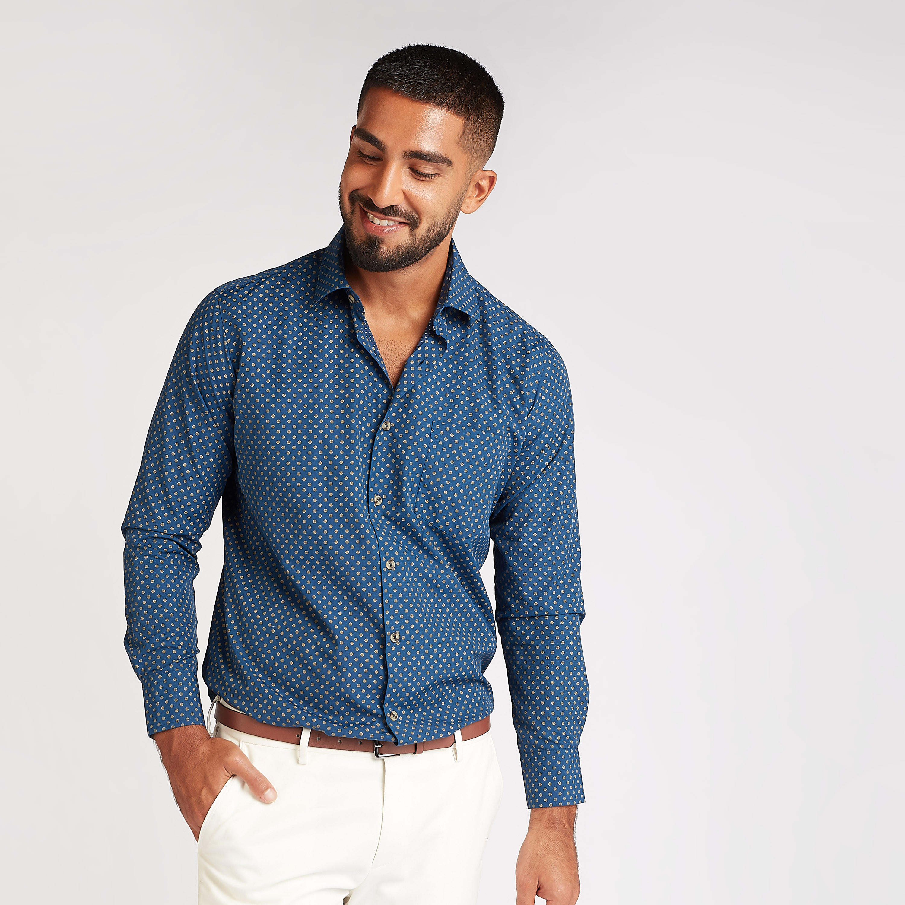 قميص رسمي بياقة عاديّة وأكمام طويلة وطبعات-men-clothing-shirts-image-1