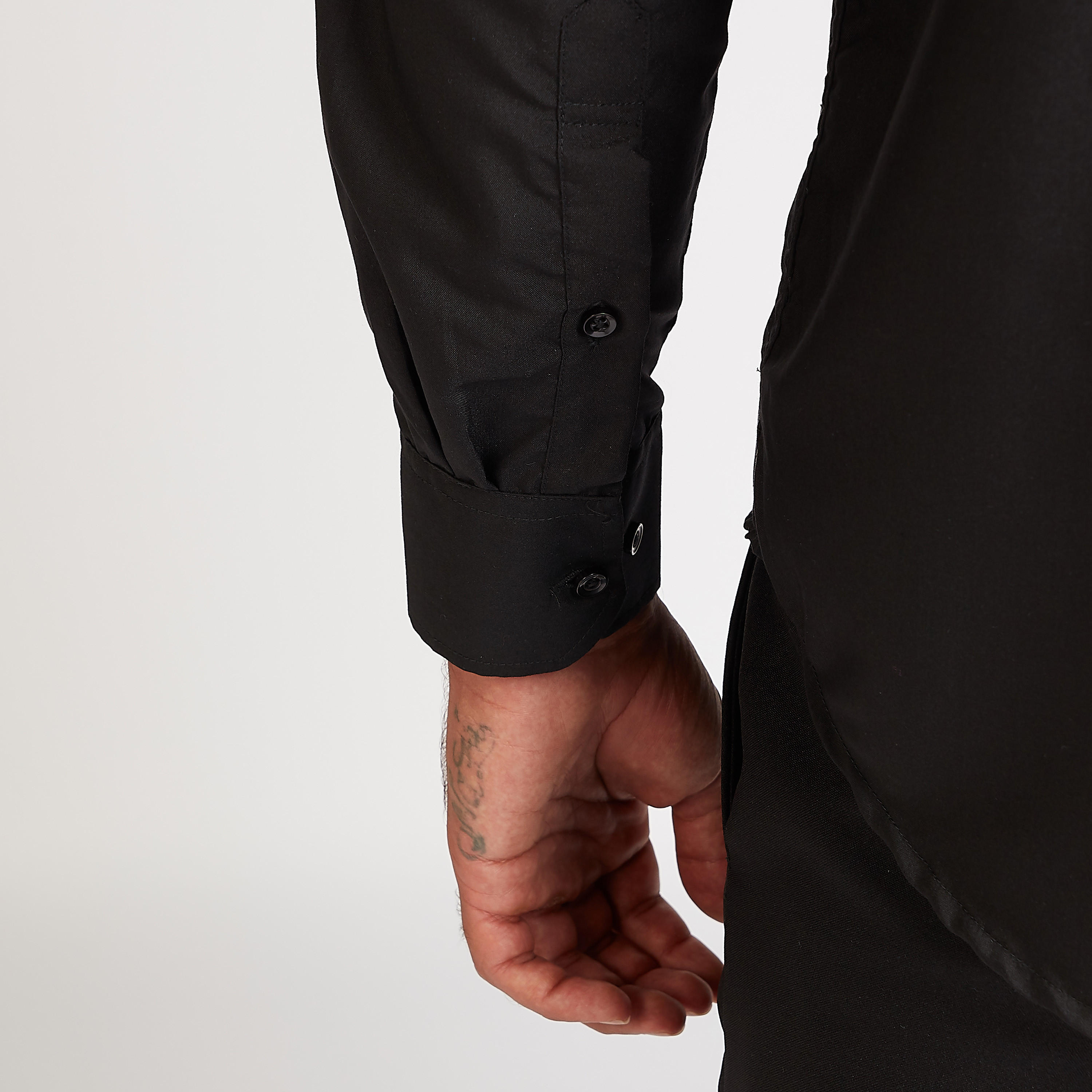 Easy Iron Solid Formal Shirt with Spread Collar and Long Sleeves-men-clothing-shirts-image-13