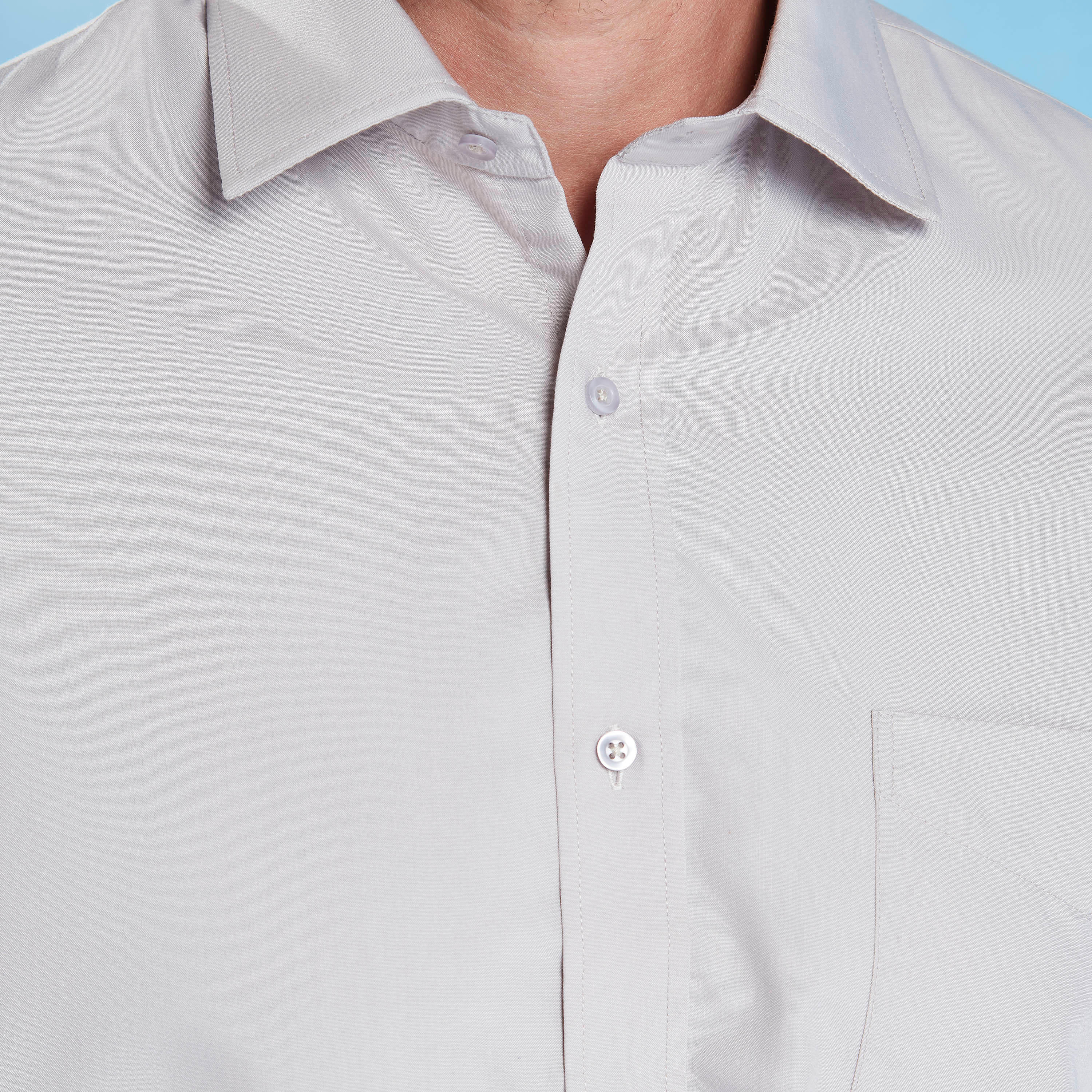Easy Iron Solid Formal Shirt with Spread Collar and Long Sleeves-men-clothing-shirts-image-16