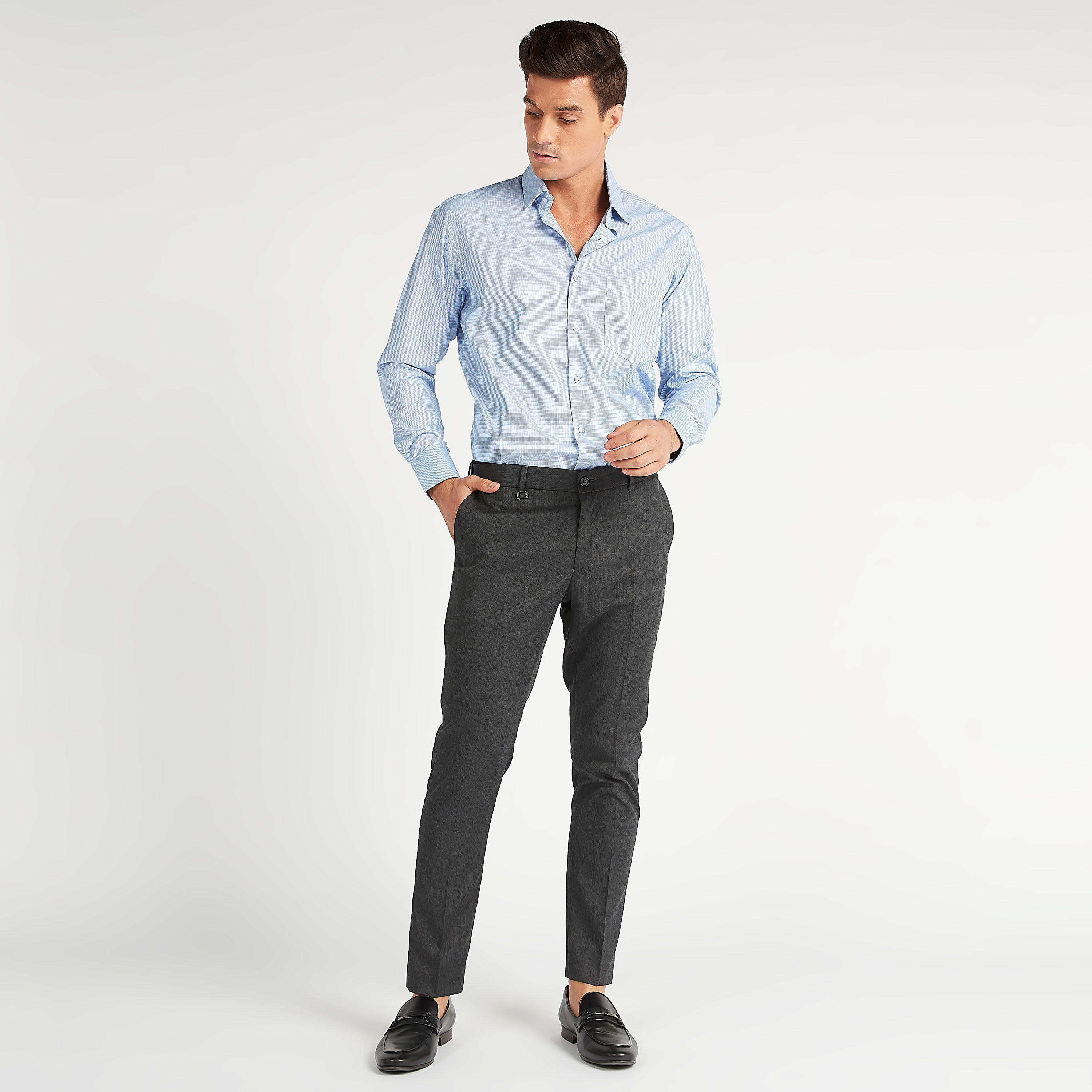 قميص سهل الكي بأكمام طويلة وطبعات وياقة عادية-men-clothing-shirts-image-3