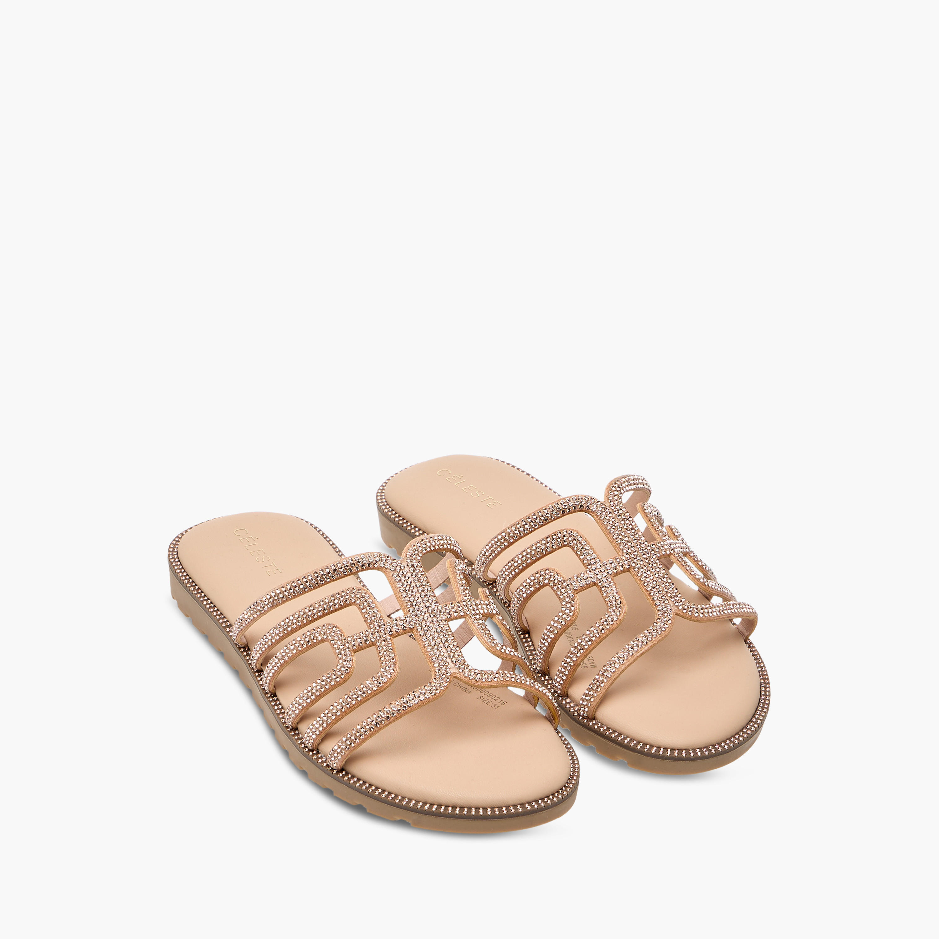 صندل مزين سهل الارتداء للبنات من سيليست-girls-shoes-sandals-image-1