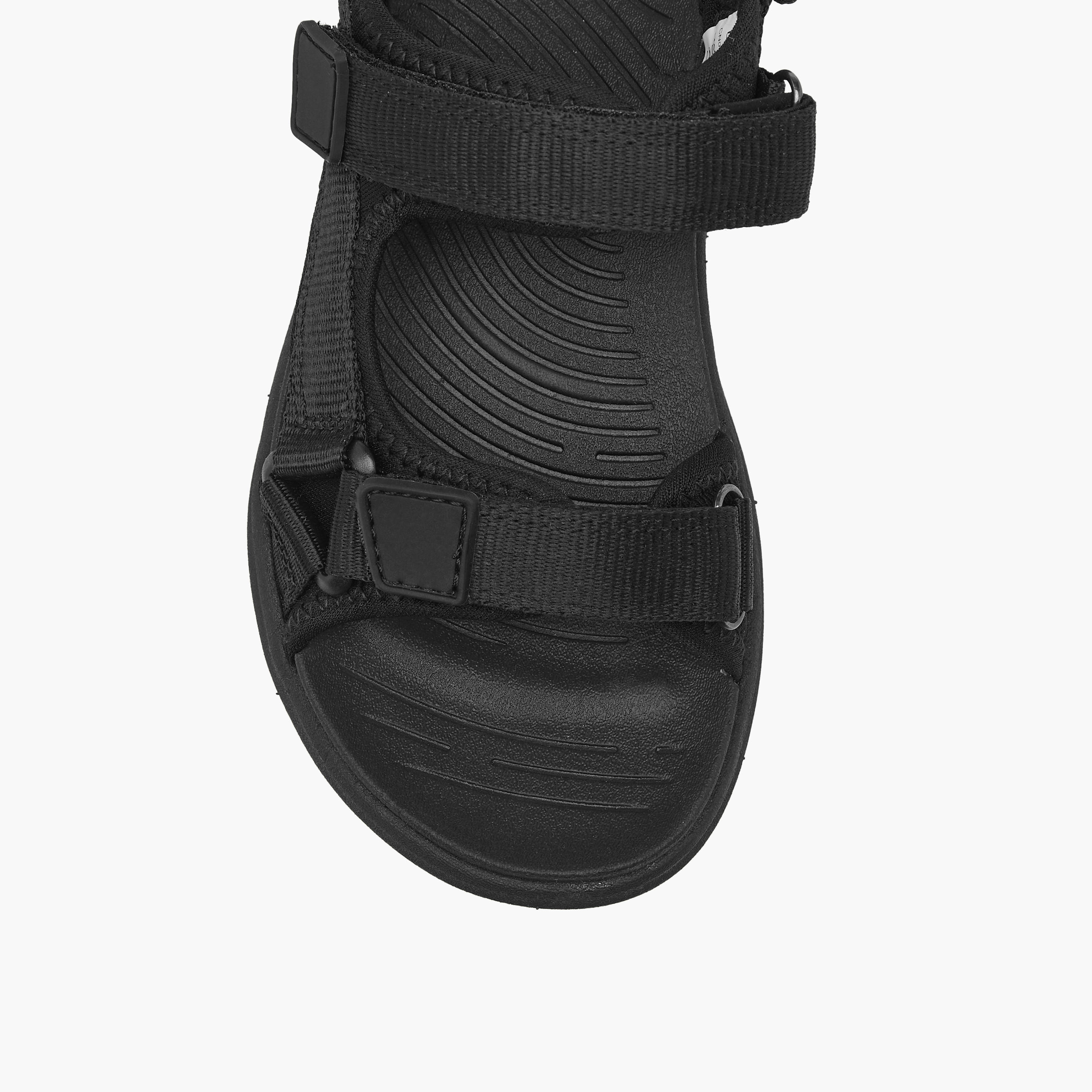 صندل مسطح بارز الملمس بشريط إغلاق لاصق من ميستر دوتشيني-boys-shoes-sandals-image-2