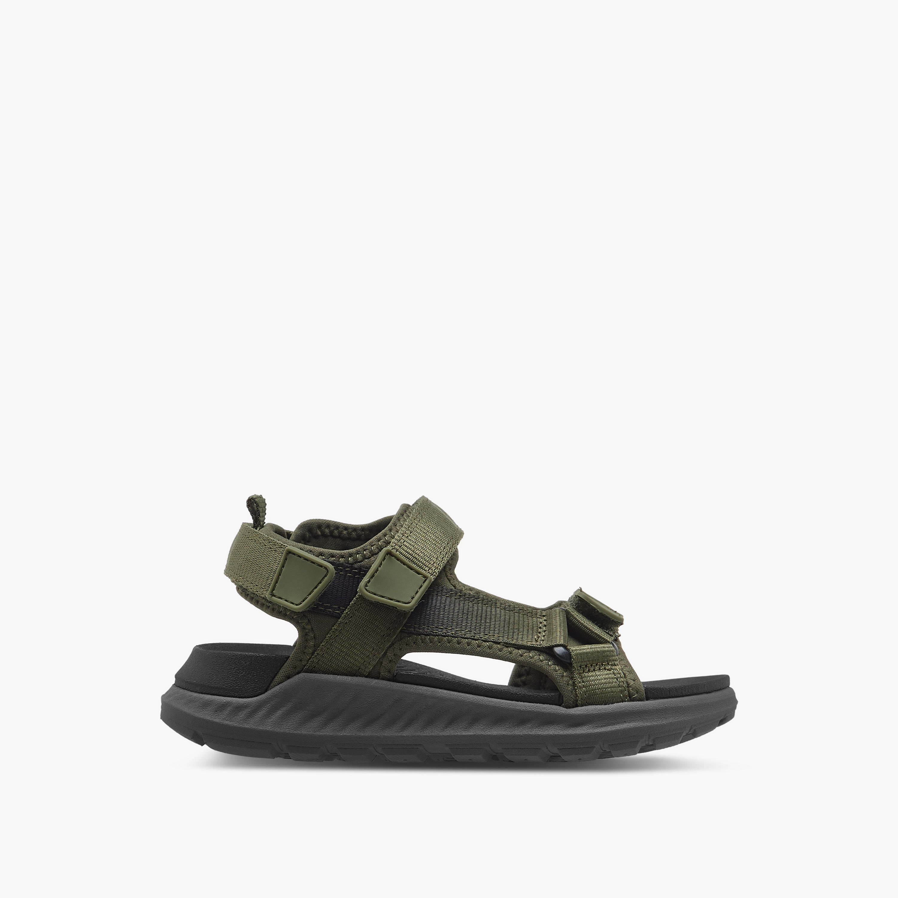 Mister Duchini Textured Floaters with Hook and Loop Closure-boys-shoes-sandals-image-2
