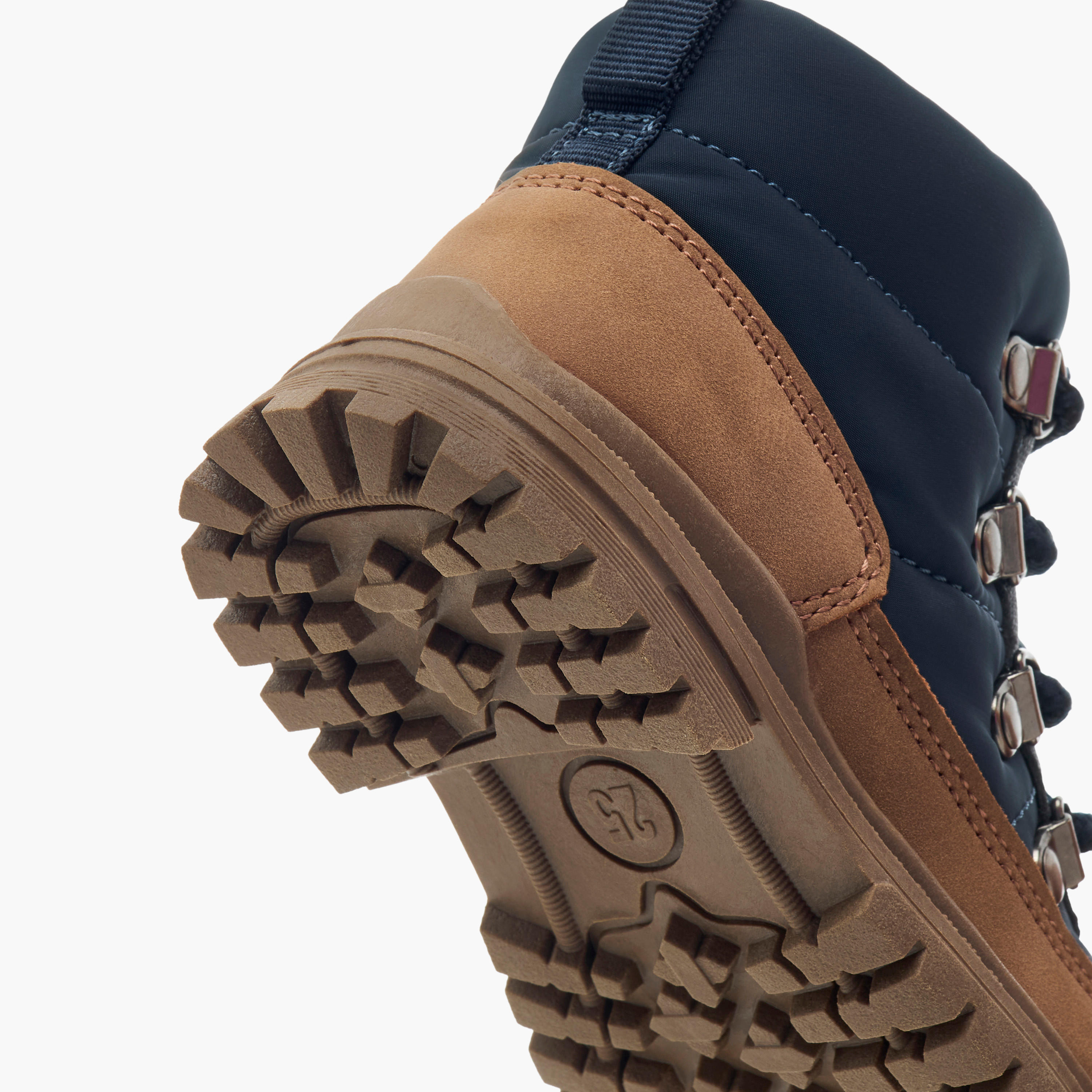Juniors Panelled Ankle Boots with Zip Closure and Pull Tabs-boys-shoes-boots-image-11