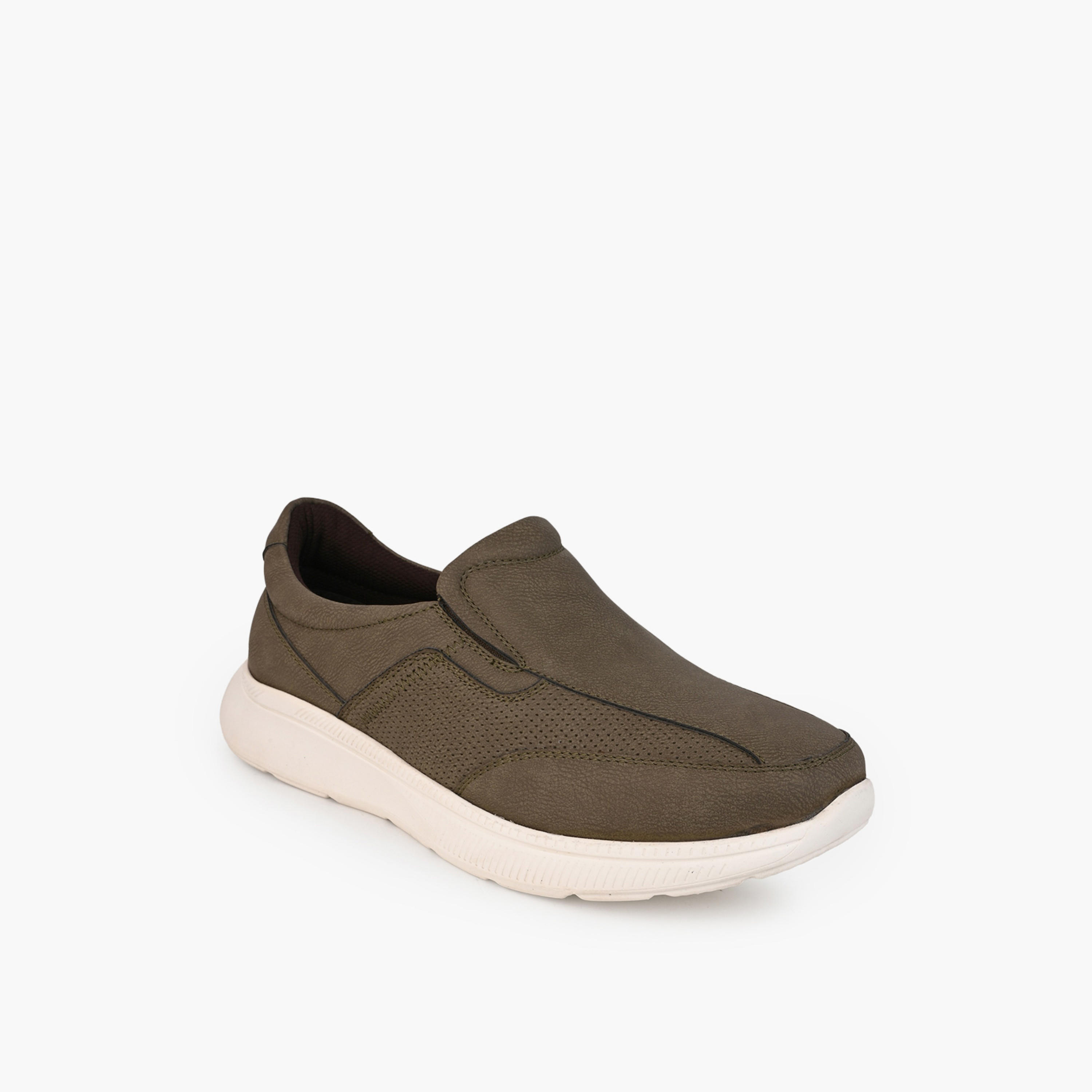 Le Confort Men Textured Slip-On Loafers-men-shoes-loafersandmoccasins-image-2
