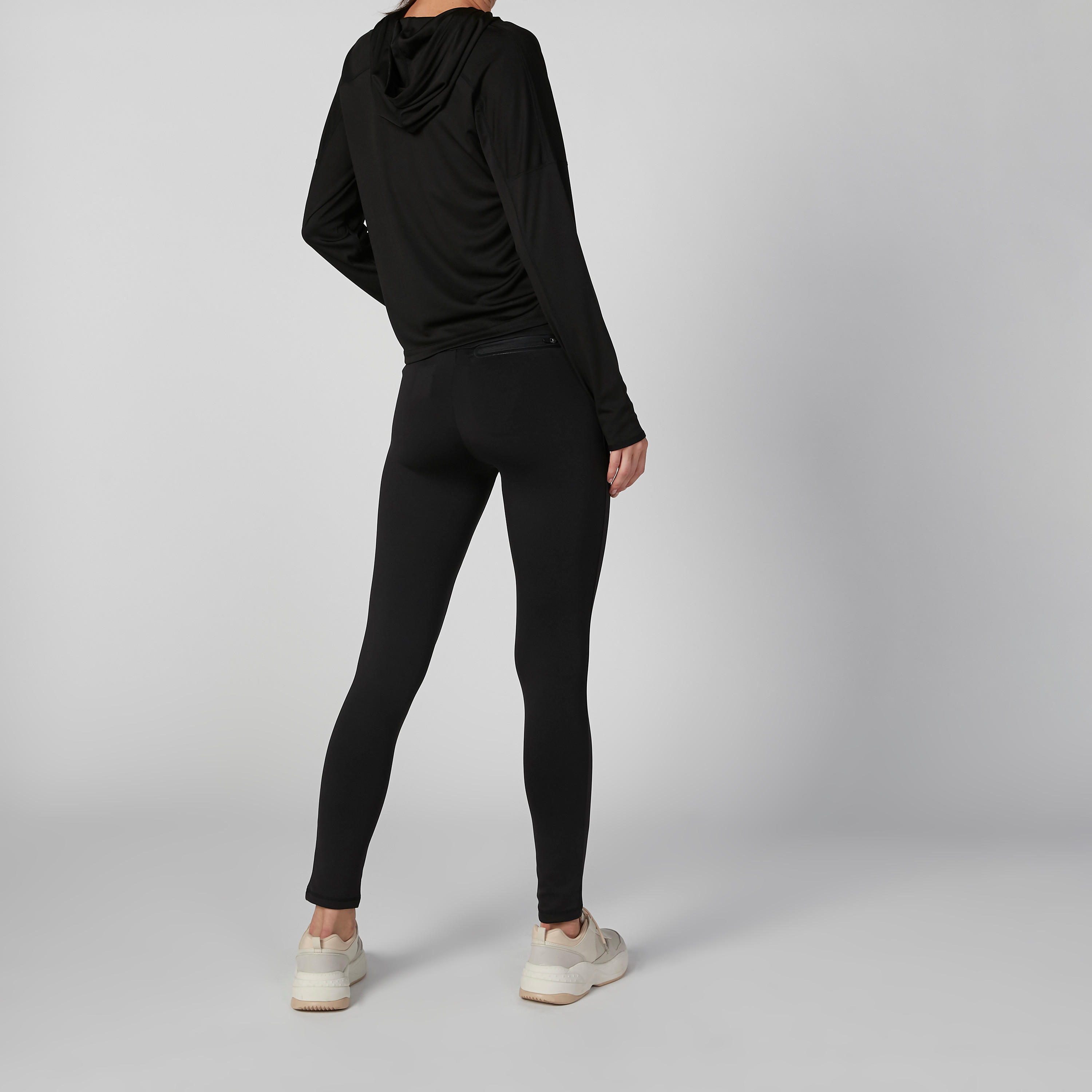 بنطلون ليقنز مستدام طويل بخصر مطاطي وطبعات -women-clothing-sportswearandactivewear-bottoms-image-6