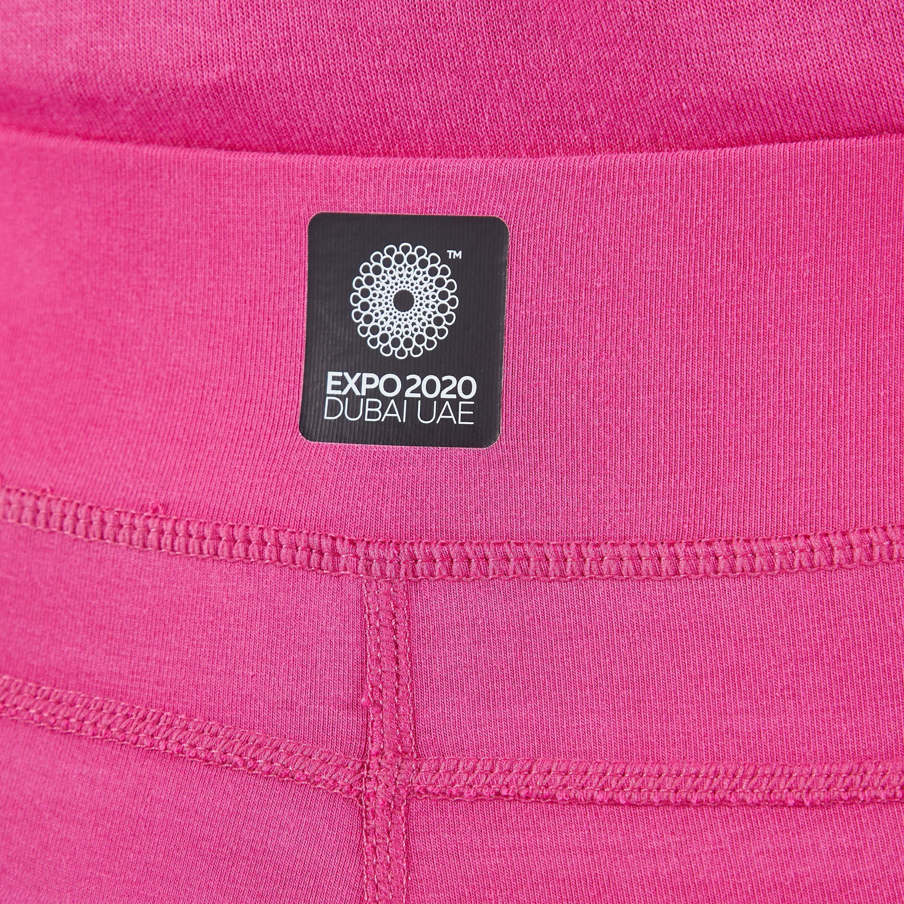 بنطلون ليقنز سادة طويل بخصر مطّاطي إكسبو 2020-women-clothing-sportswearandactivewear-bottoms-image-3