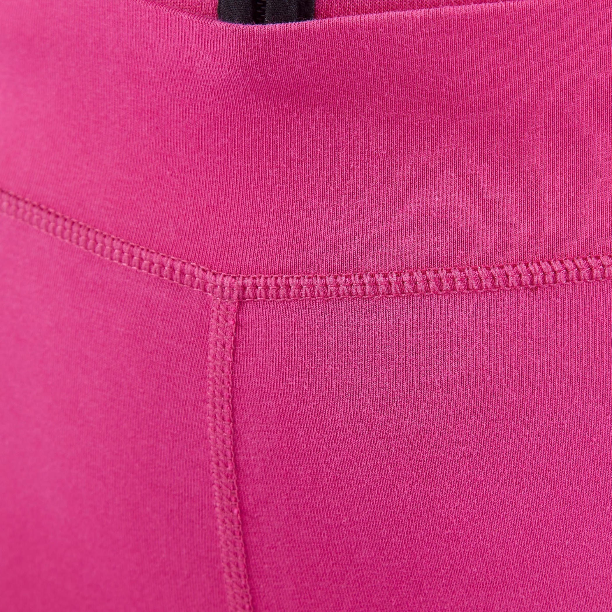 بنطلون ليقنز سادة طويل بخصر مطّاطي إكسبو 2020-women-clothing-sportswearandactivewear-bottoms-image-4