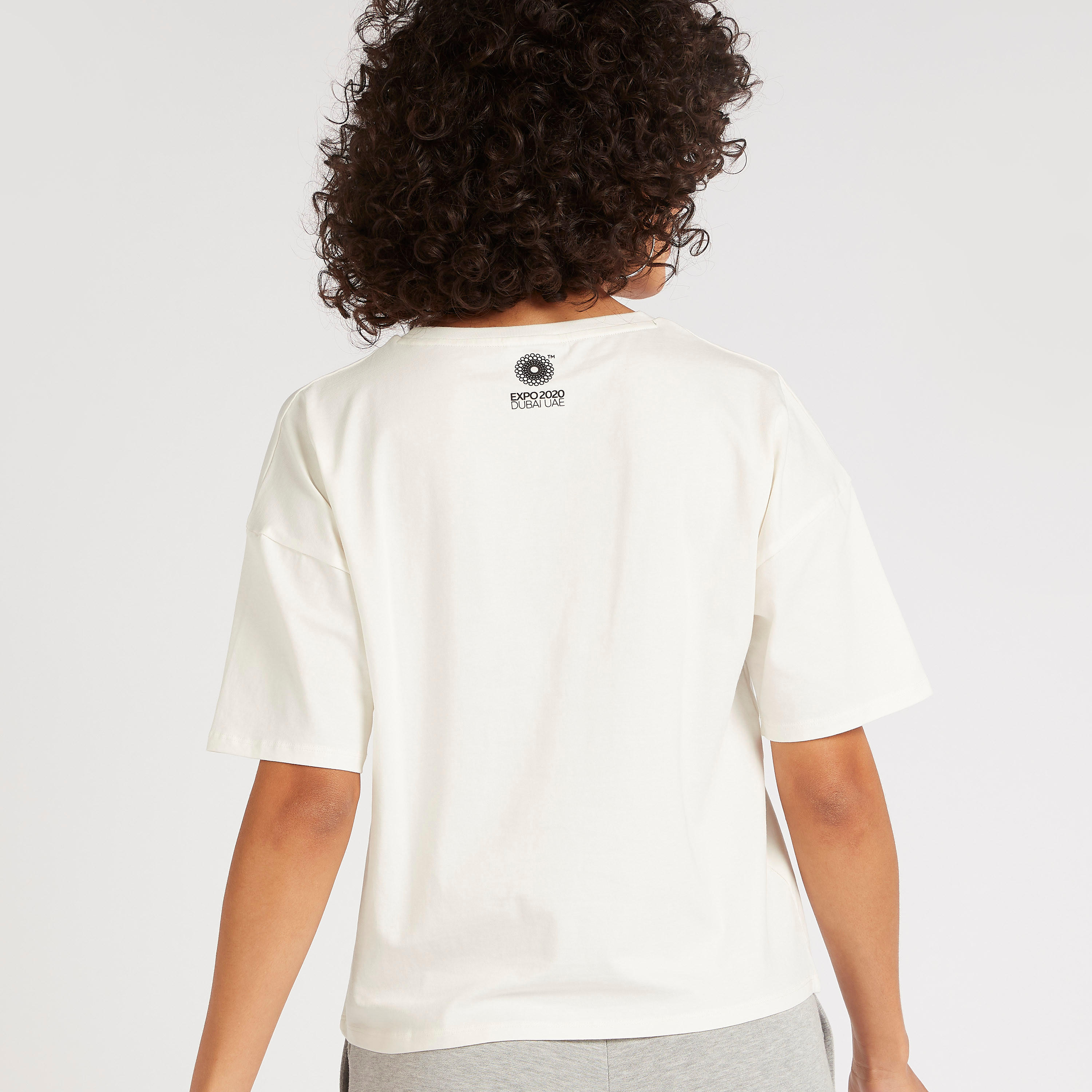 Printed T-shirt with Short Sleeves and Crew Neck-women-clothing-tshirts-image-4