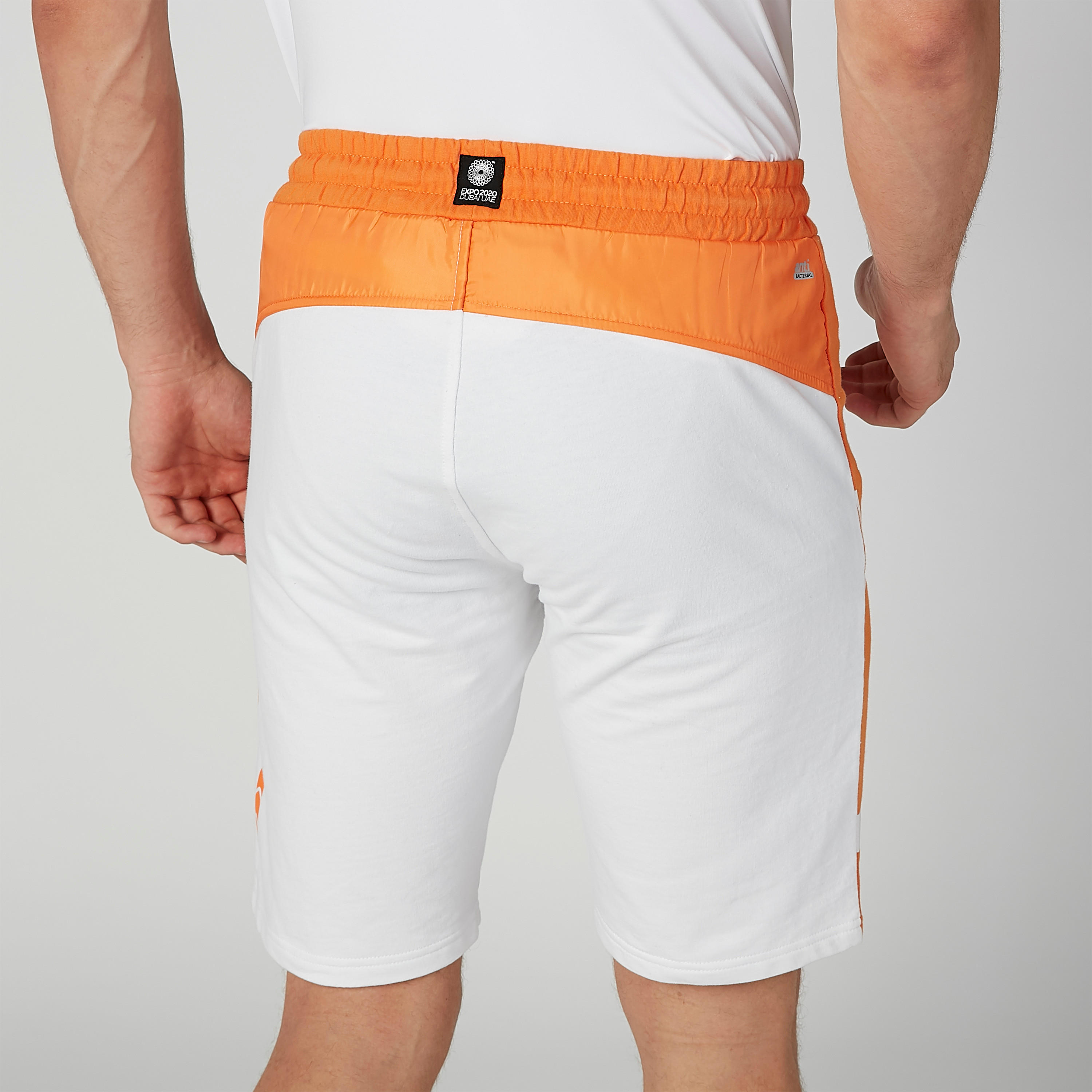 Colour Block Shorts with Elasticised Waistband and Drawstring-men-clothing-sportswearandactivewear-bottoms-image-4