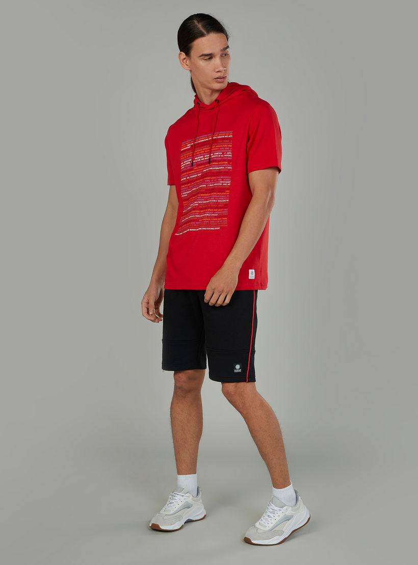 شورت سادة بخصر متوسط الارتفاع ورباط وجيوب إكسبو 2020-men-clothing-sportswearandactivewear-bottoms-image-2