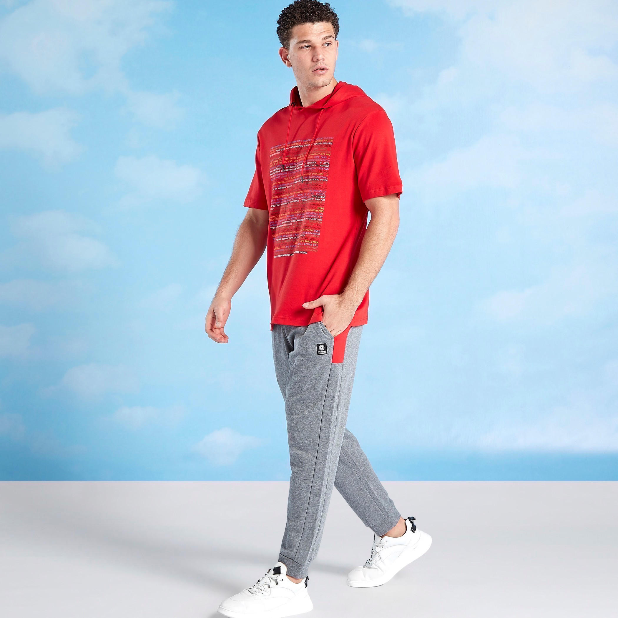 بنطلون رياضي بجيوب ورباط إكسبو 2020-men-clothing-sportswearandactivewear-bottoms-image-2