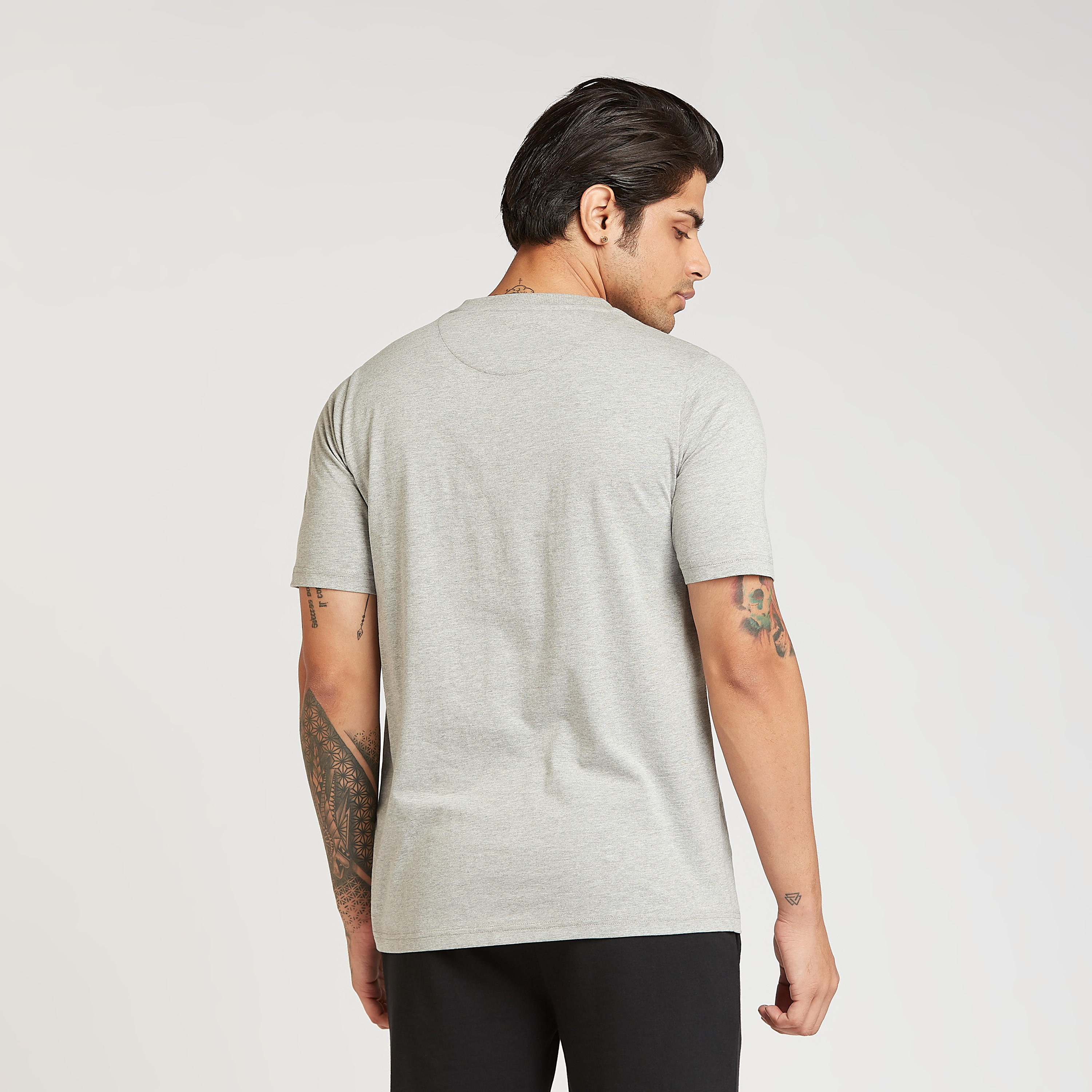 Printed T-shirt with Crew Neck and Short Sleeves-men-clothing-tshirtsandpolos-tshirts-image-4