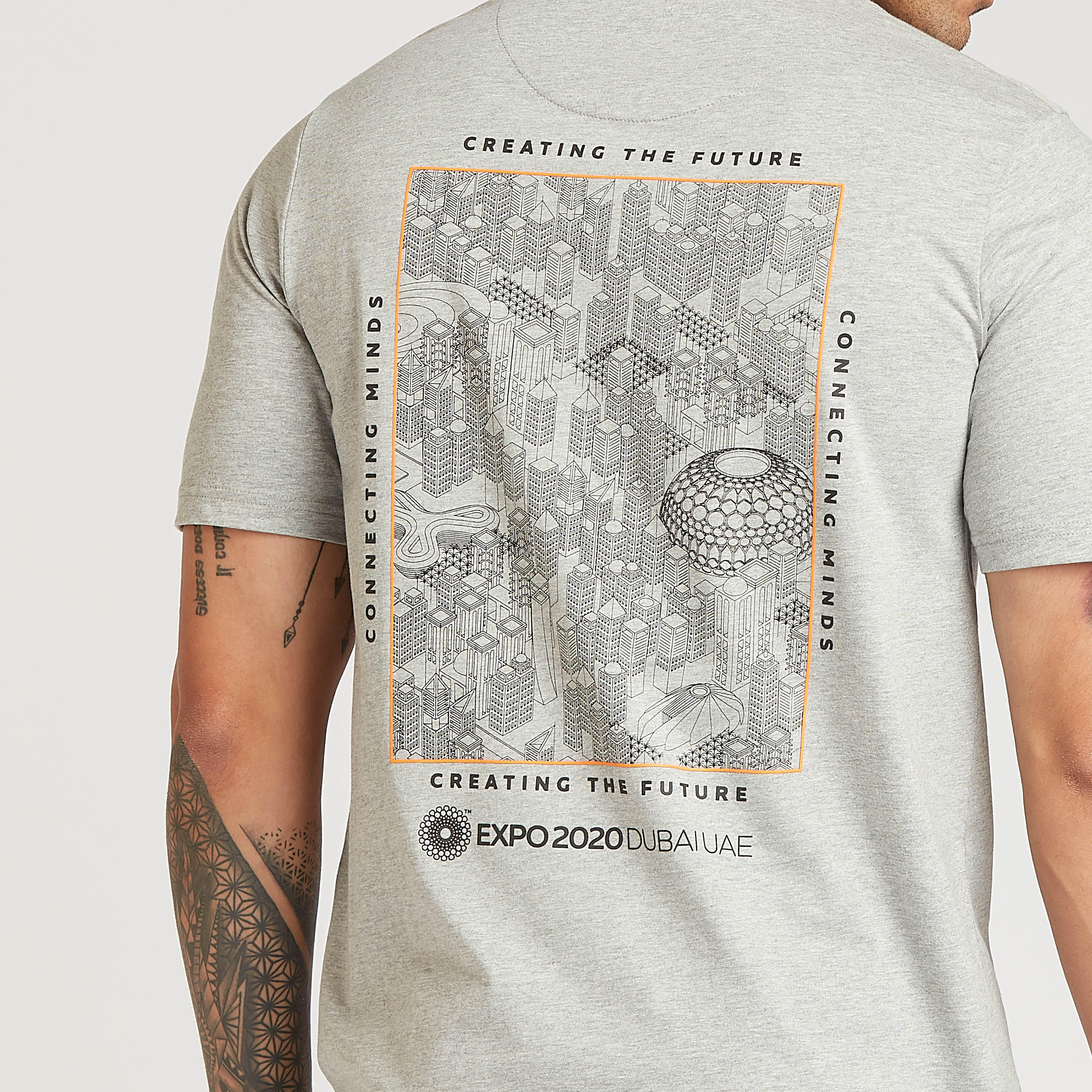 Printed T-shirt with Crew Neck and Short Sleeves-men-clothing-tshirtsandpolos-tshirts-image-4