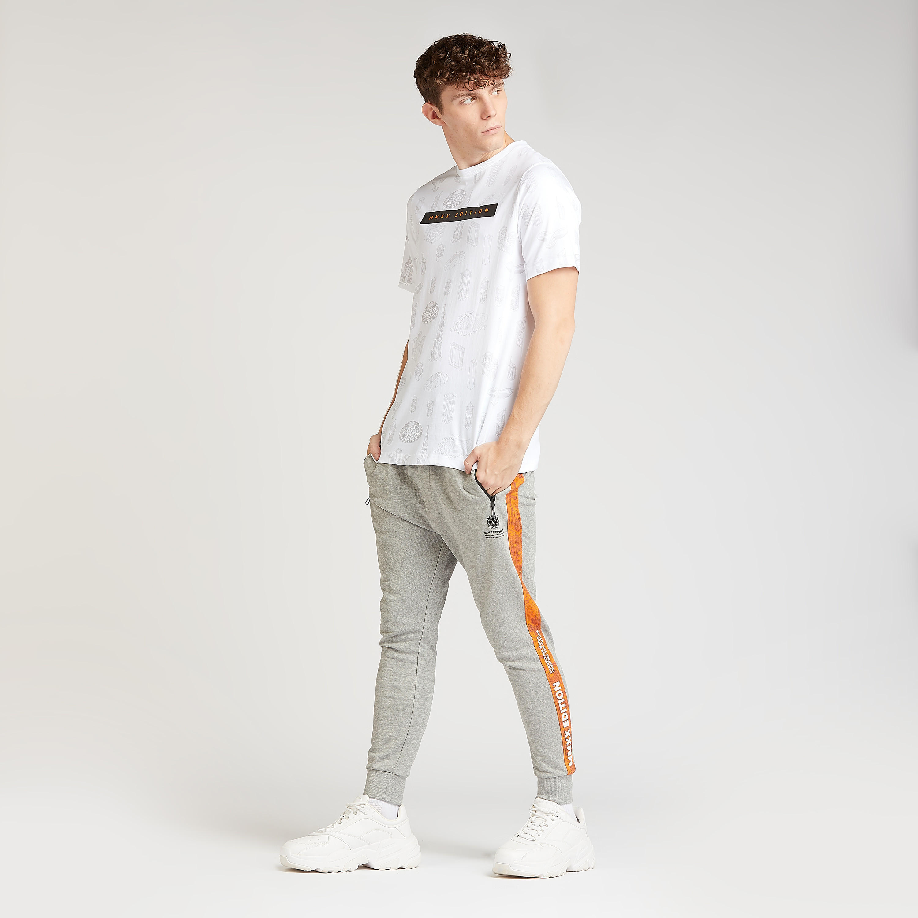 Slim Fit Expo 2020 Textured Mid-Rise Jog Pants with Pocket Detail-men-clothing-bottoms-joggers-image-2