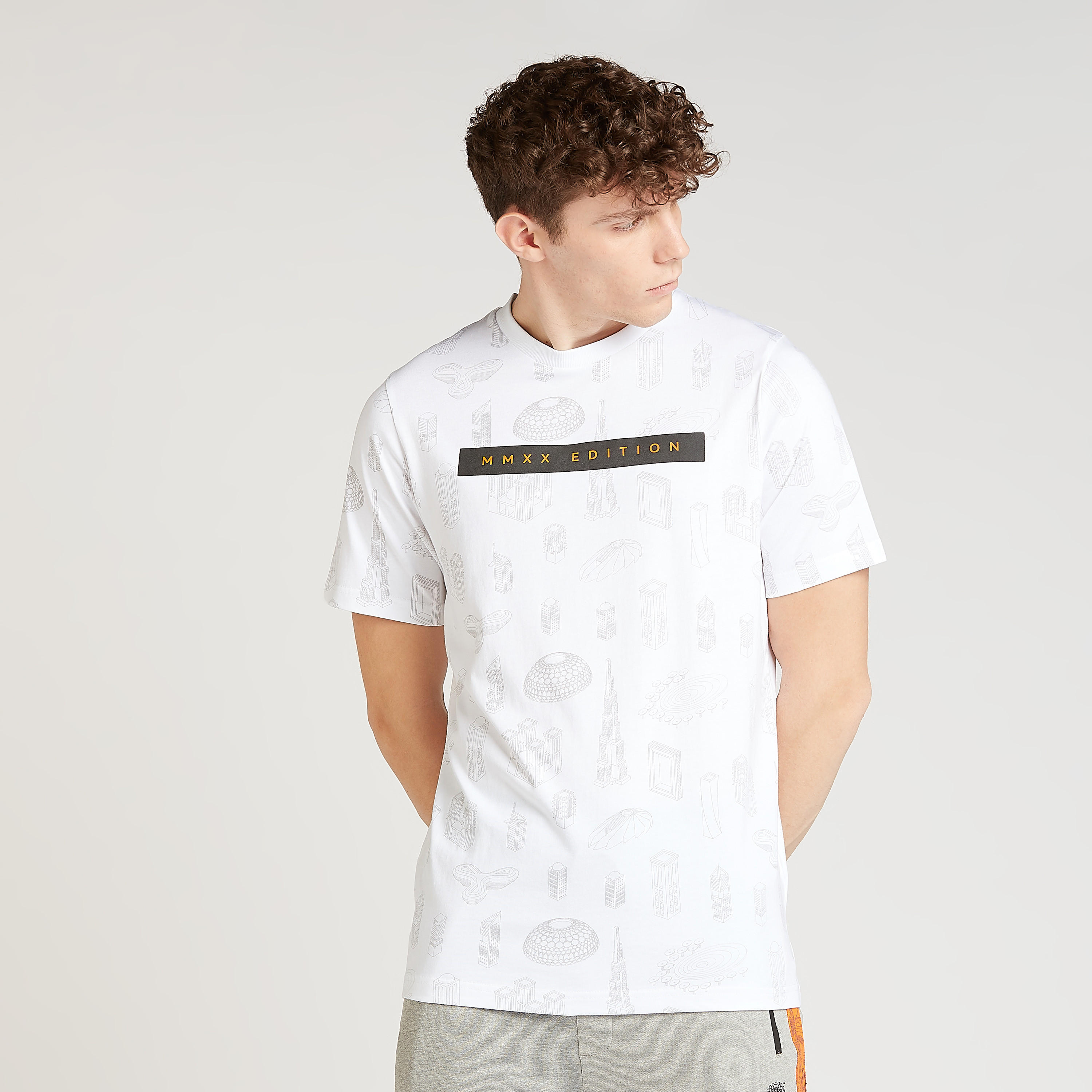 Expo 2020 Printed T-shirt with Crew Neck and Short Sleeves-men-clothing-tshirtsandpolos-tshirts-image-1