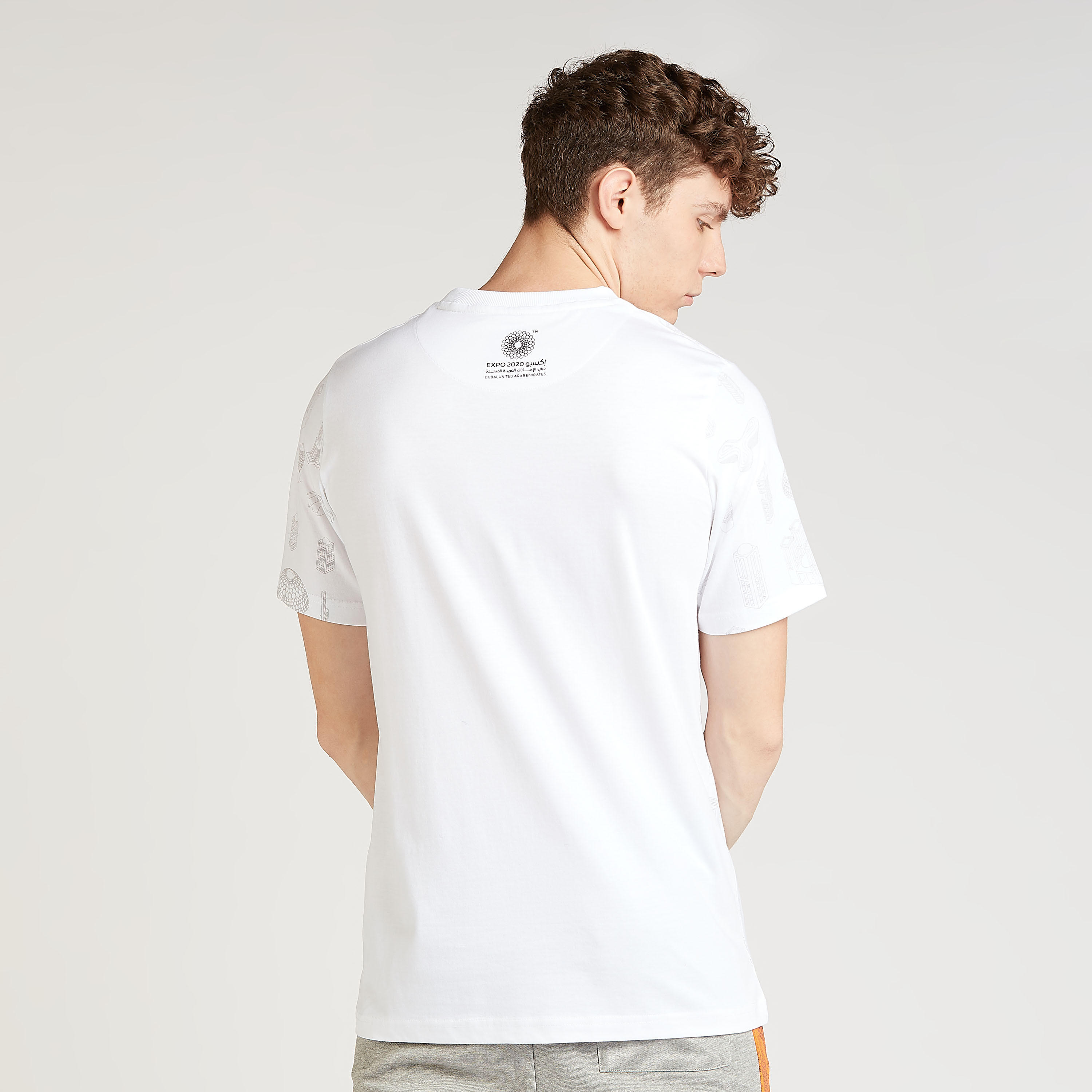Expo 2020 Printed T-shirt with Crew Neck and Short Sleeves-men-clothing-tshirtsandpolos-tshirts-image-4