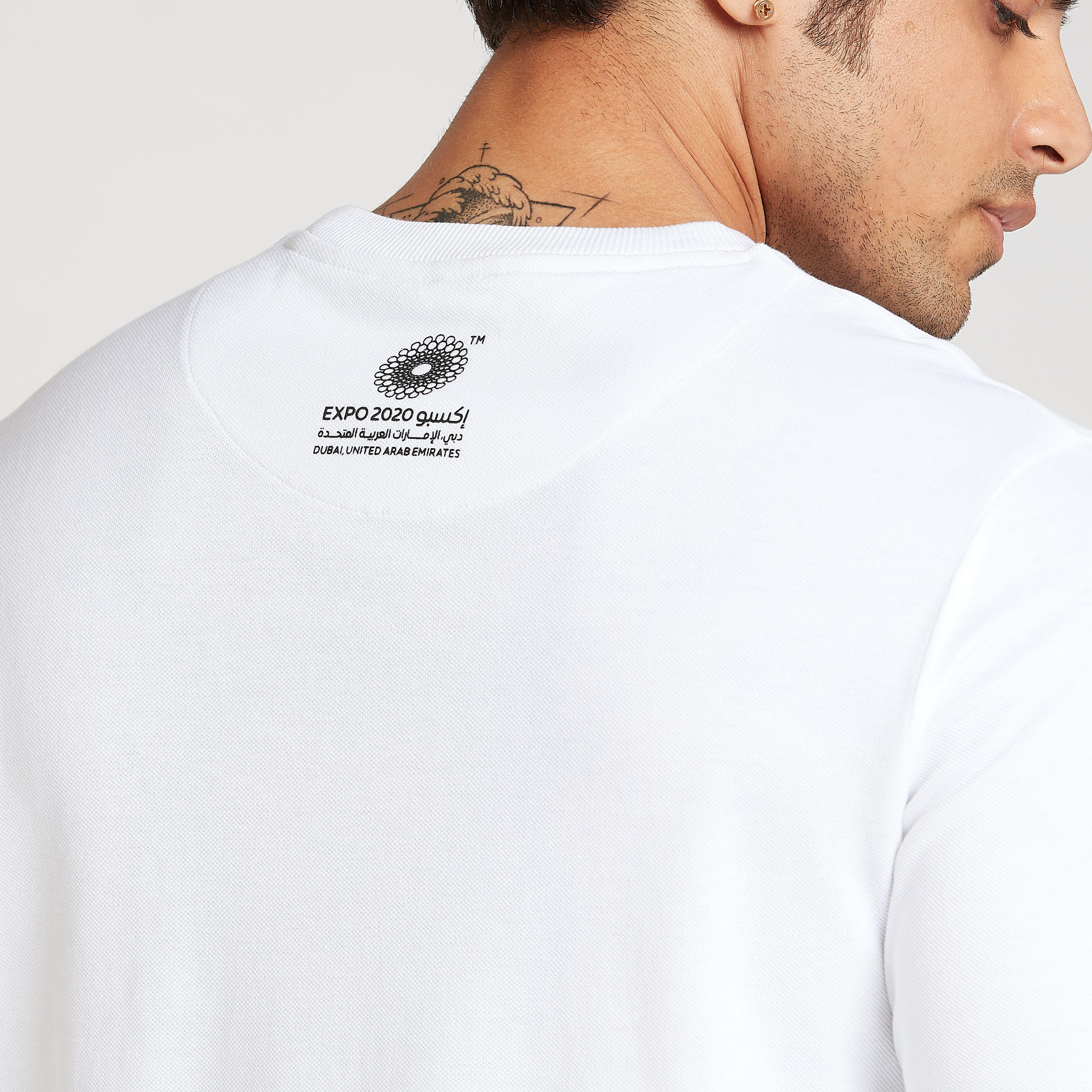 Expo 2020 Printed T-shirt with Crew Neck and Short Sleeves-men-clothing-tshirtsandpolos-tshirts-image-3