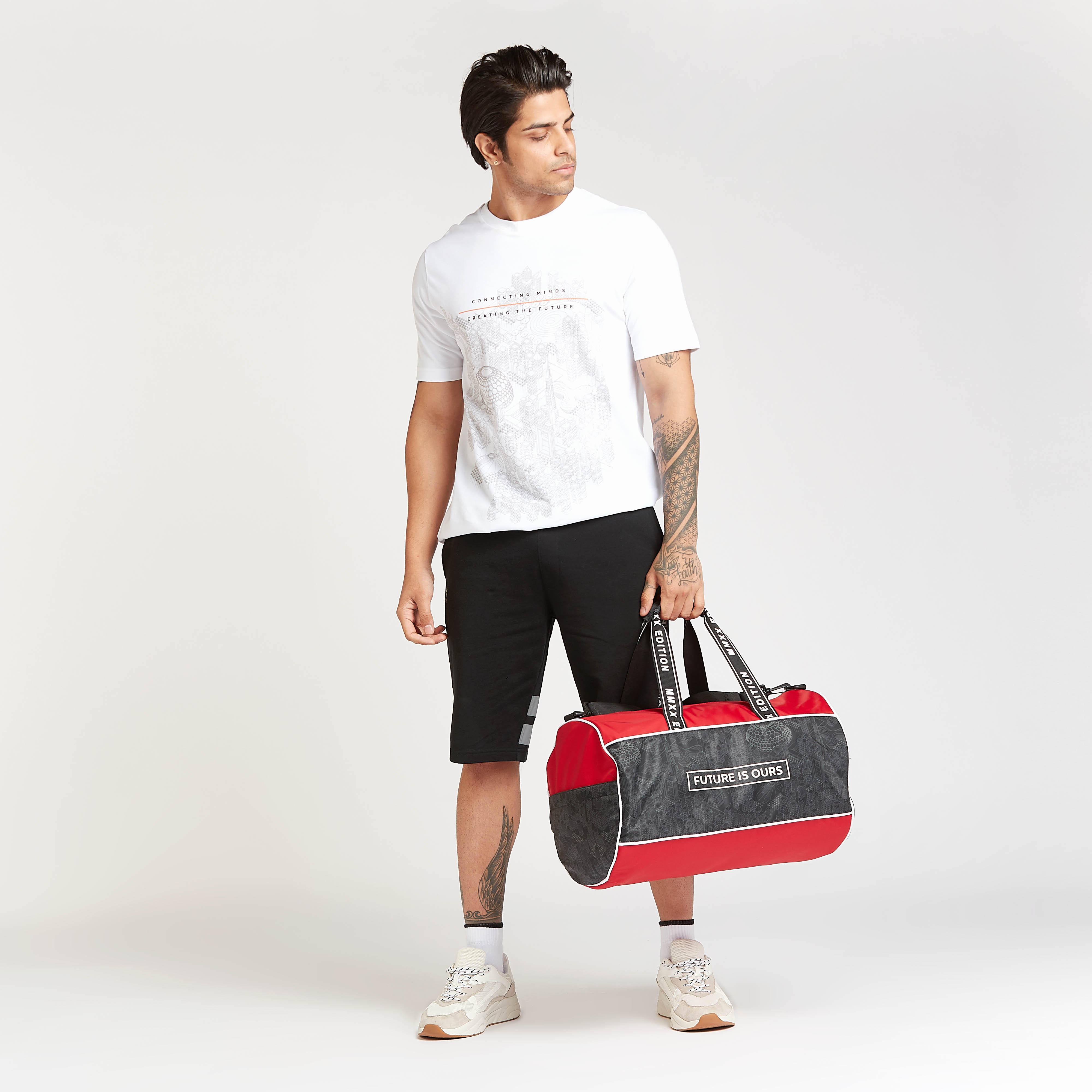شنطة باولر بطبعات ومقابض مزدوجة وحزام قابل للتّعديل-men-bags-image-5
