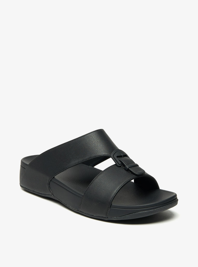 صندل مريح سادة سهل الارتداء بزينة إبزيم من لو كونفورت-cpmen-footwear-sandals-image-6