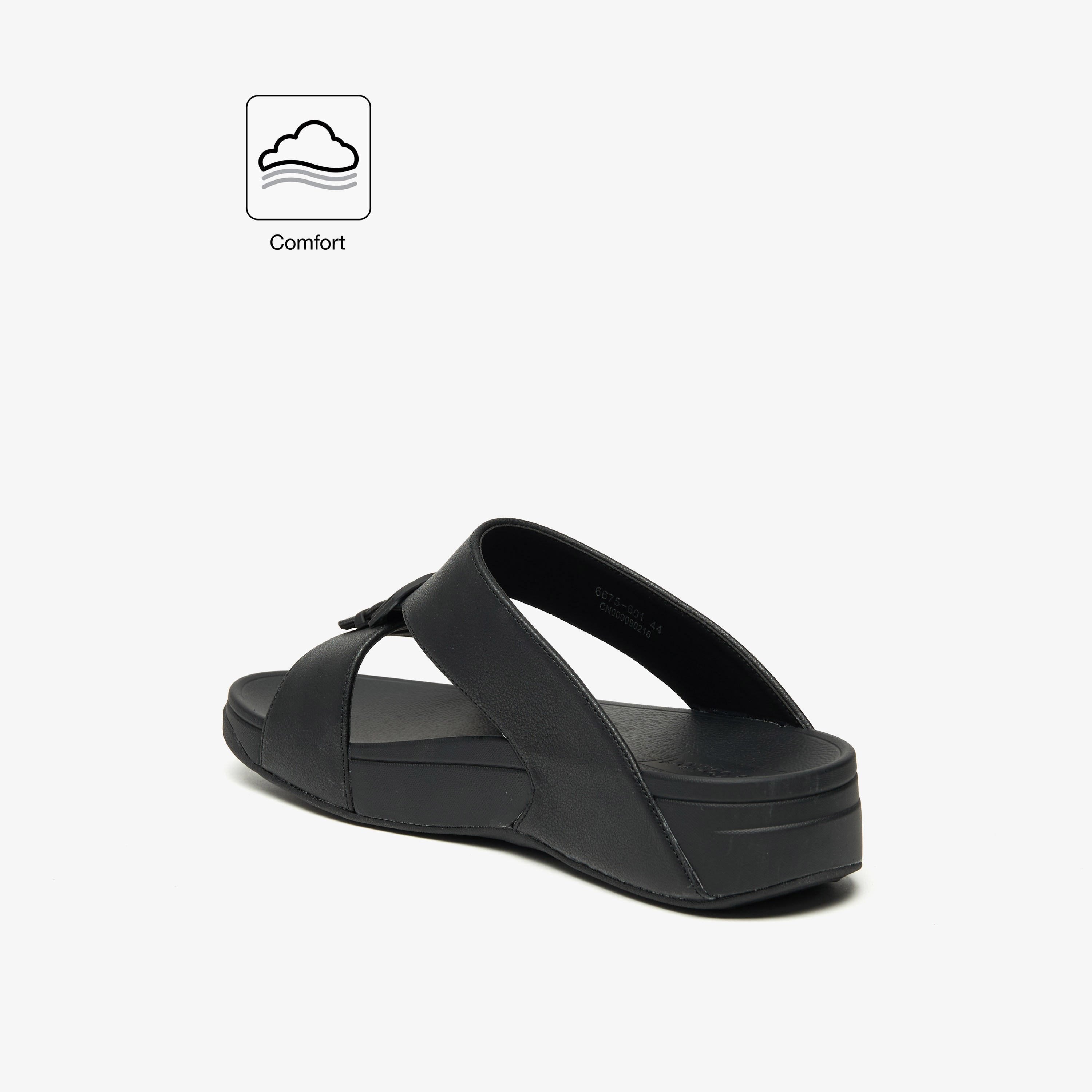 صندل مريح سادة سهل الارتداء بزينة إبزيم من لو كونفورت-cpmen-footwear-sandals-image-5