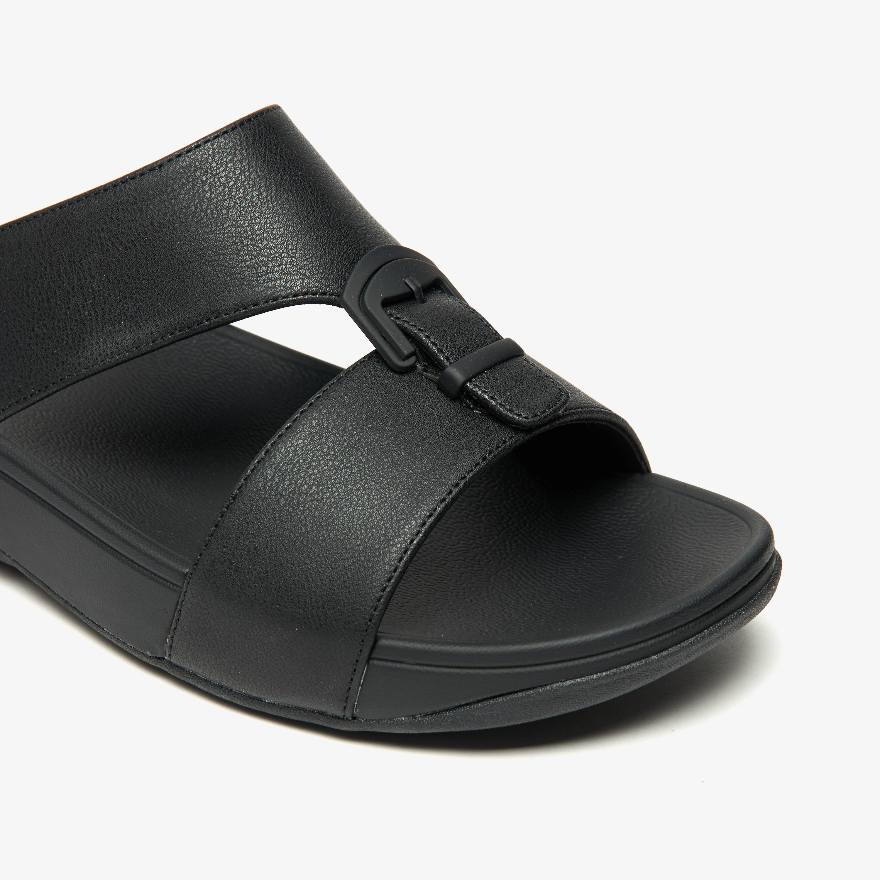 صندل مريح سادة سهل الارتداء بزينة إبزيم من لو كونفورت-cpmen-footwear-sandals-image-2