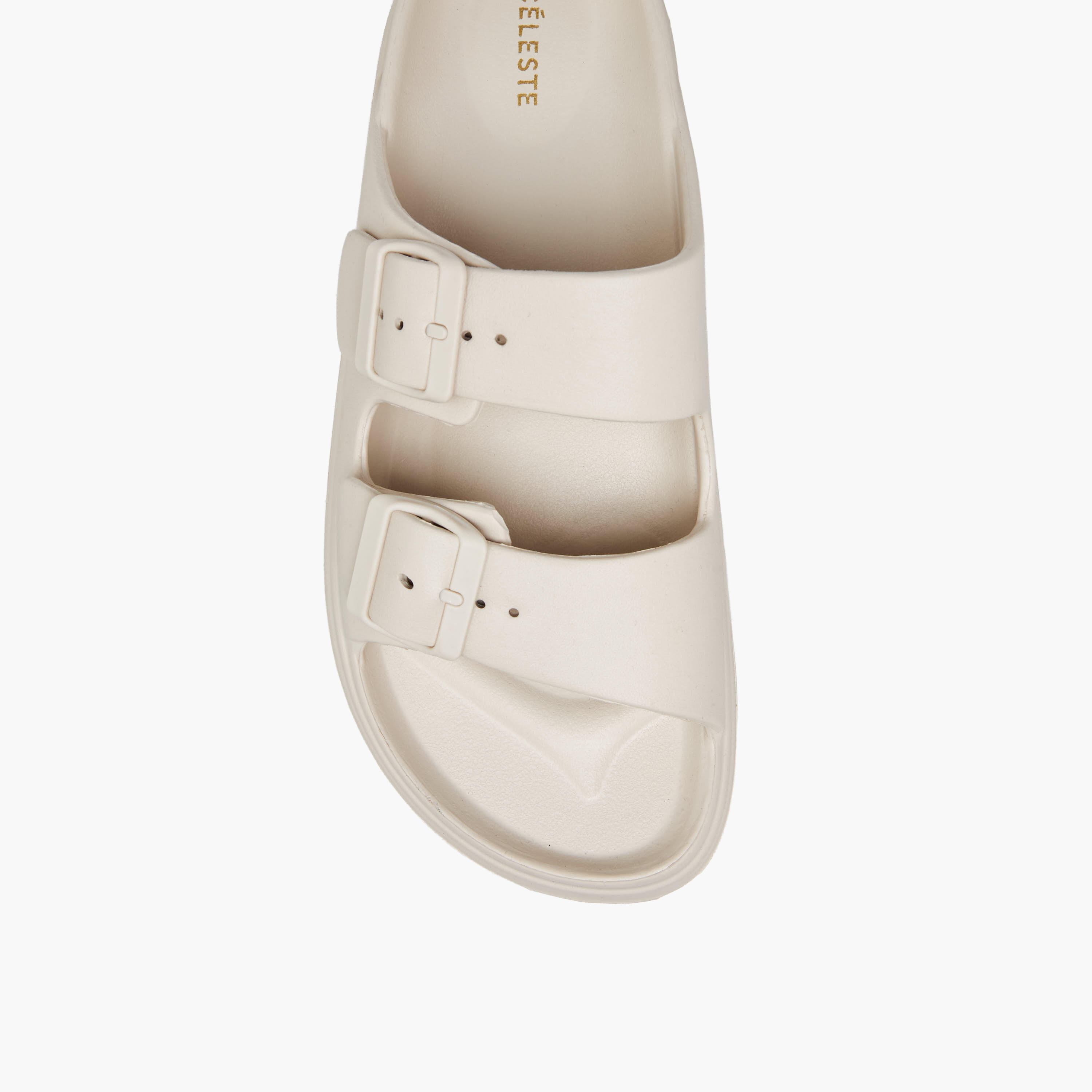 Celeste Women's Buckle Accent Slide Slippers with Slip-On Closure-women-shoes-flipflopsandslides-image-3