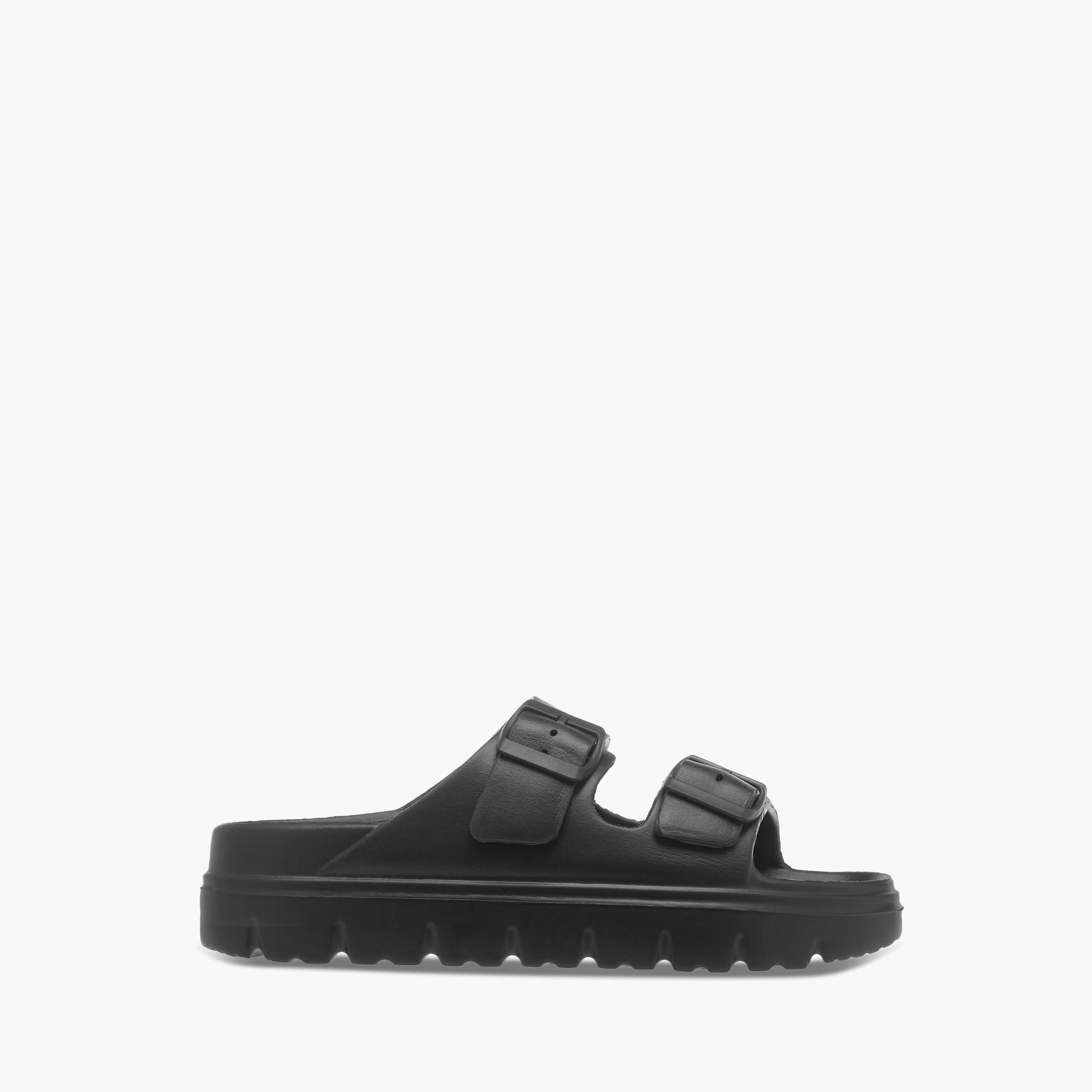 Celeste Women's Buckle Accent Slide Slippers with Slip-On Closure-women-shoes-flipflopsandslides-image-2