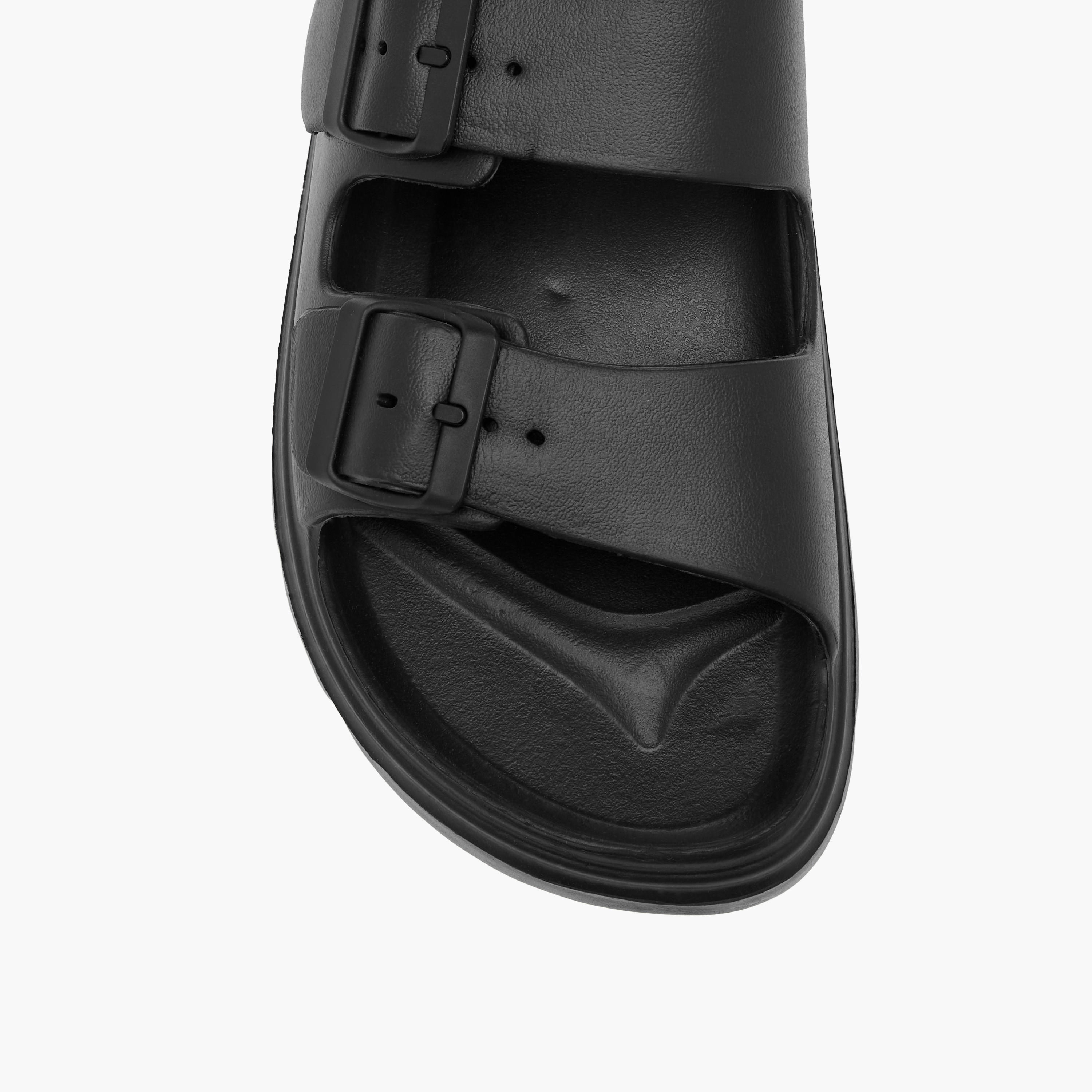 Celeste Women's Buckle Accent Slide Slippers with Slip-On Closure-women-shoes-flipflopsandslides-image-3