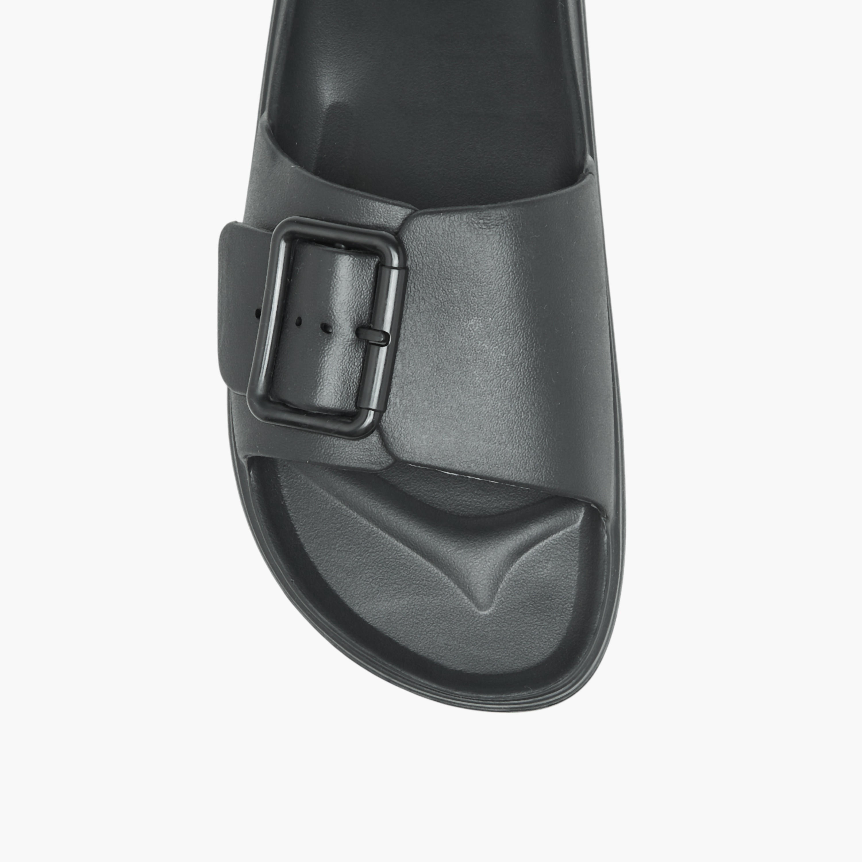 Flora Bella Buckle Detail Slip-On Slides-women-shoes-flats-slides-image-3