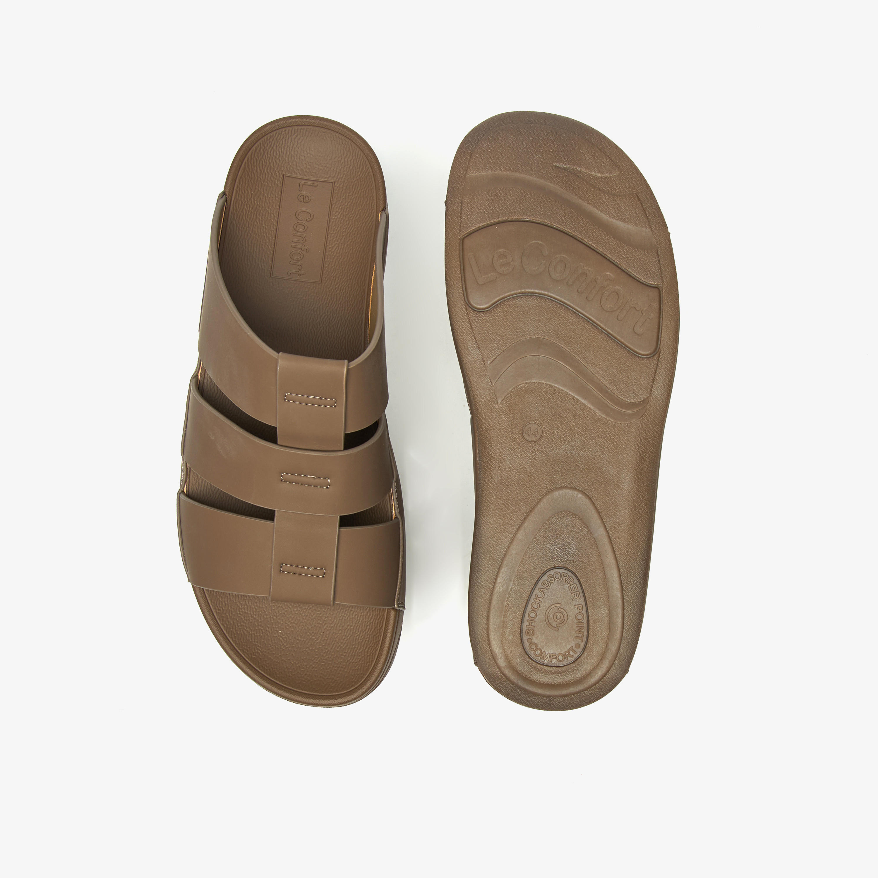 صندل مريح سادة سهل الارتداء من لو كونفورت-men-shoes-sandals-image-4
