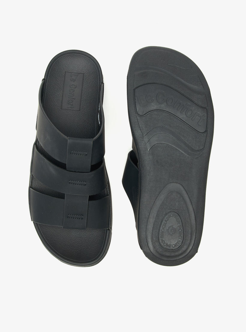 Le Confort Solid Slip-On Comfort Sandals-men-shoes-sandals-image-4