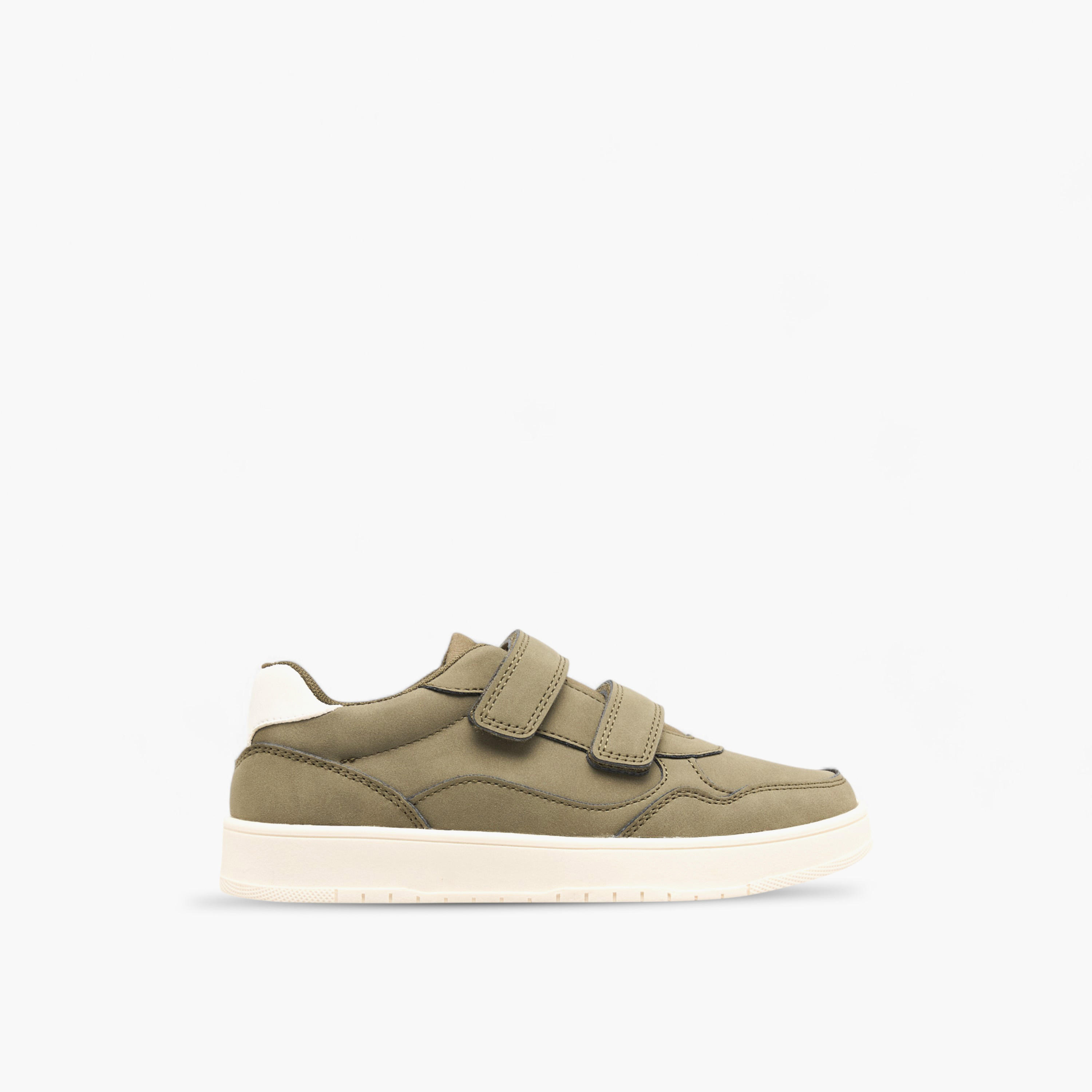 Mister Duchini Panelled Sneakers with Hook and Loop Closure-boys-shoes-sneakers-image-3