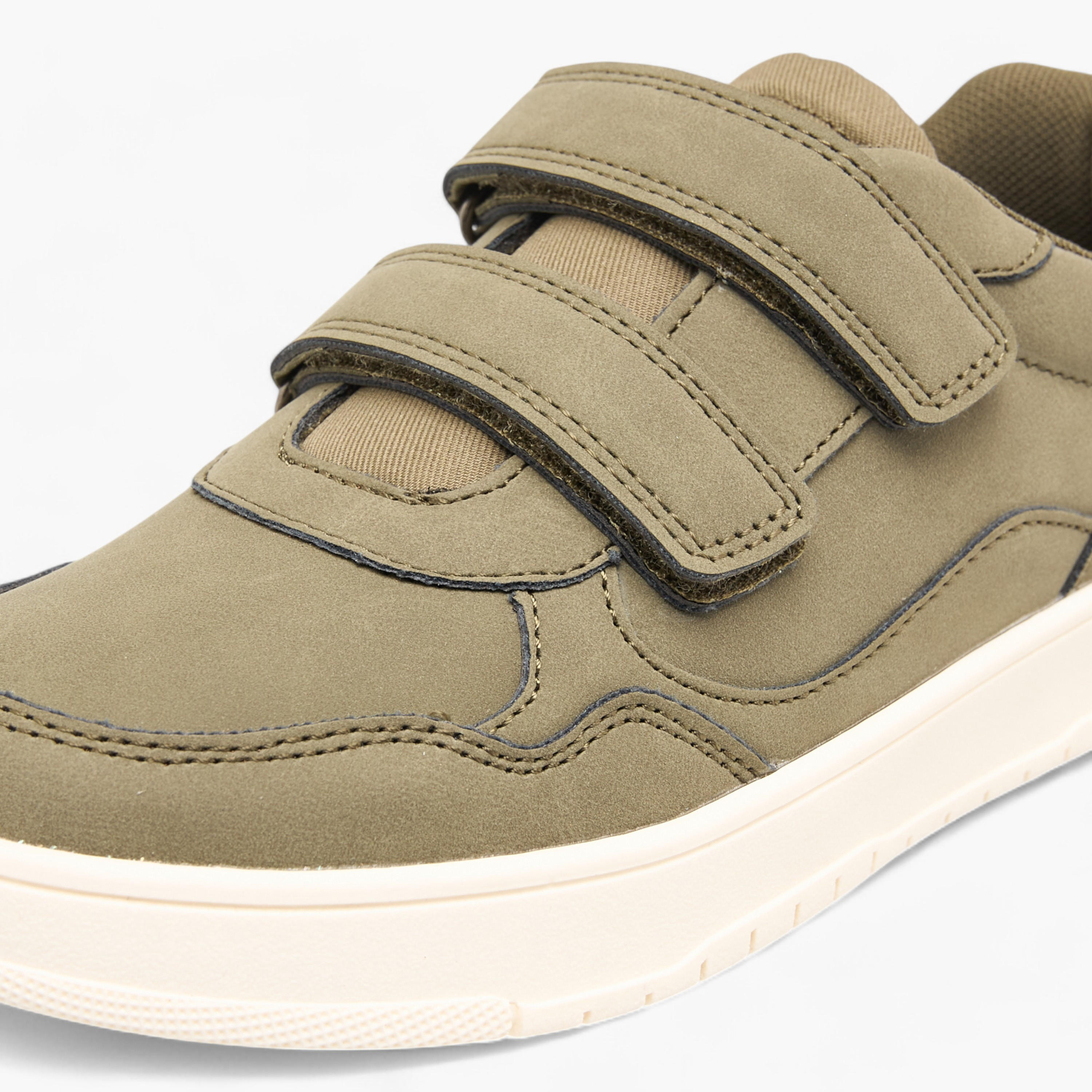 Mister Duchini Panelled Sneakers with Hook and Loop Closure-boys-shoes-sneakers-image-2