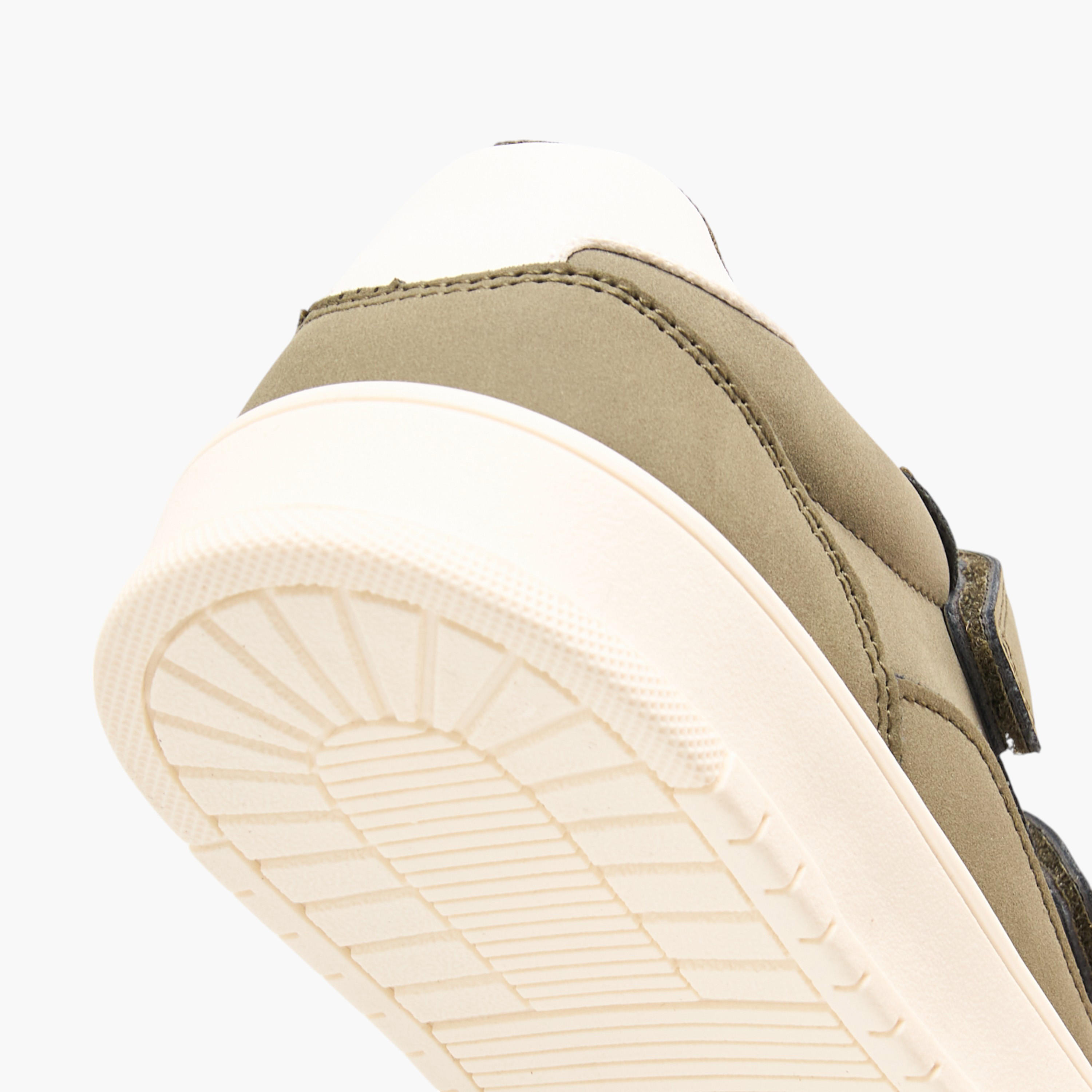 Mister Duchini Panelled Sneakers with Hook and Loop Closure-boys-shoes-sneakers-image-5