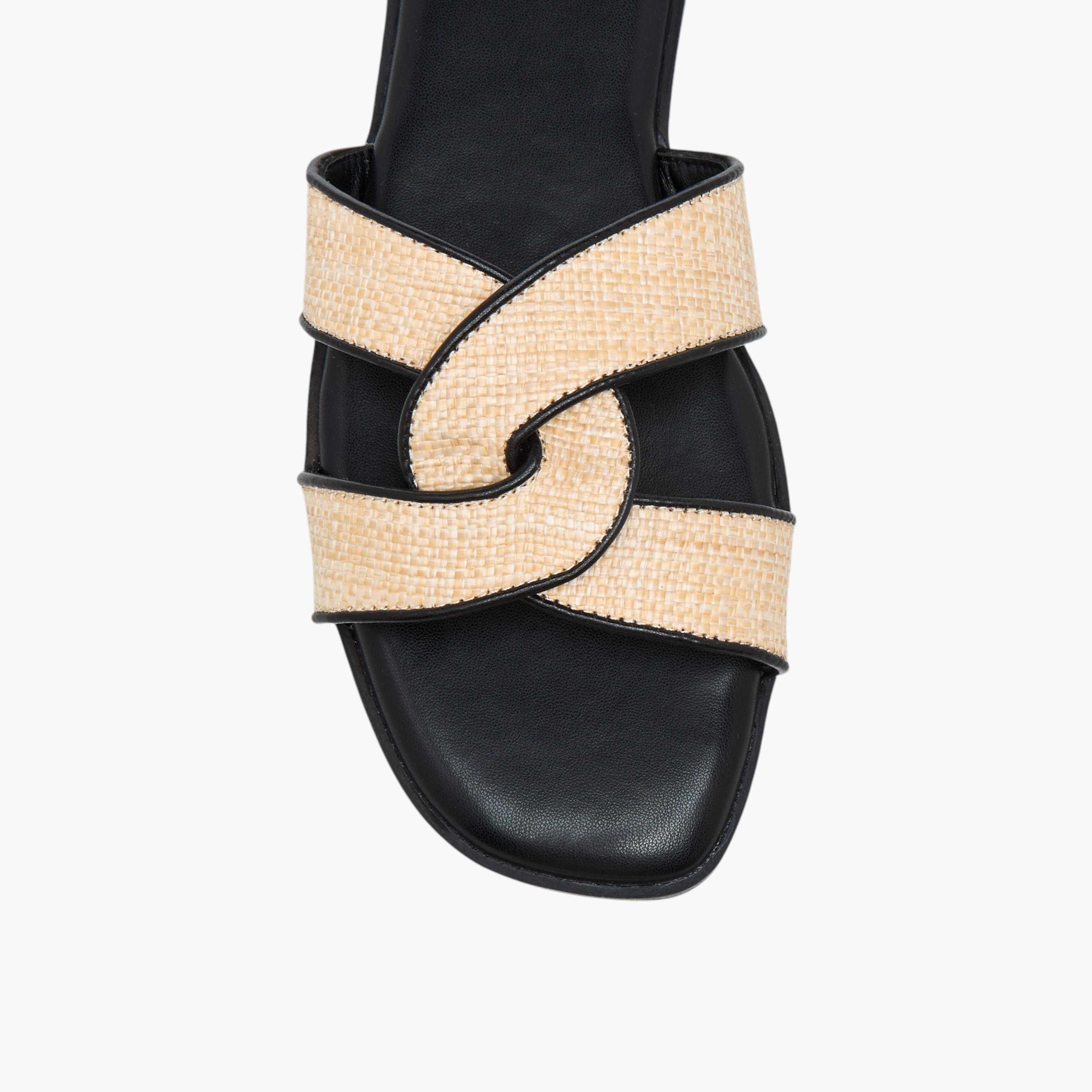 Celeste Women's Textured Slip-On Flat Sandals-women-shoes-flats-sandals-image-4