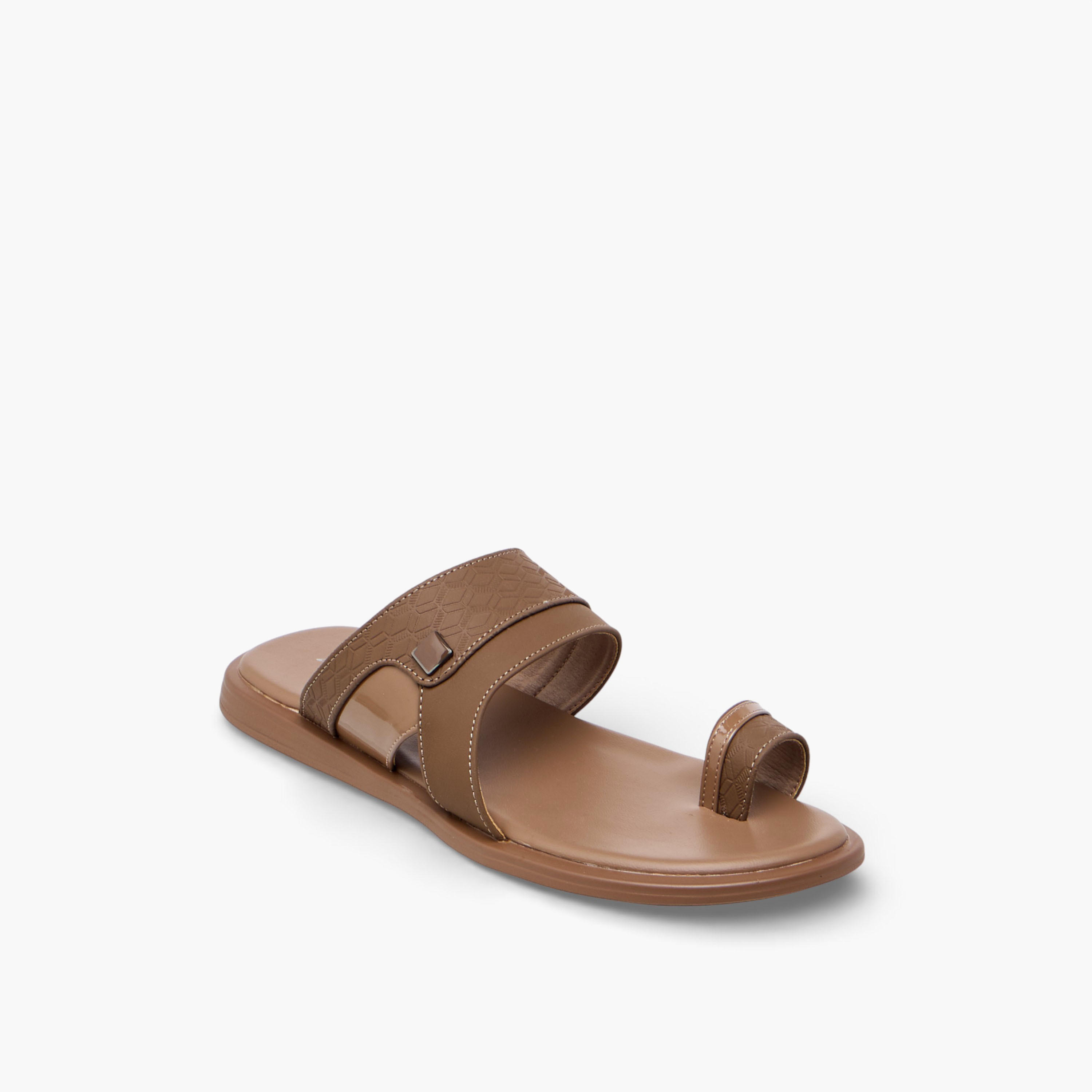 Al Waha Men Slip-On Arabic Sandals-men-shoes-sandals-image-2