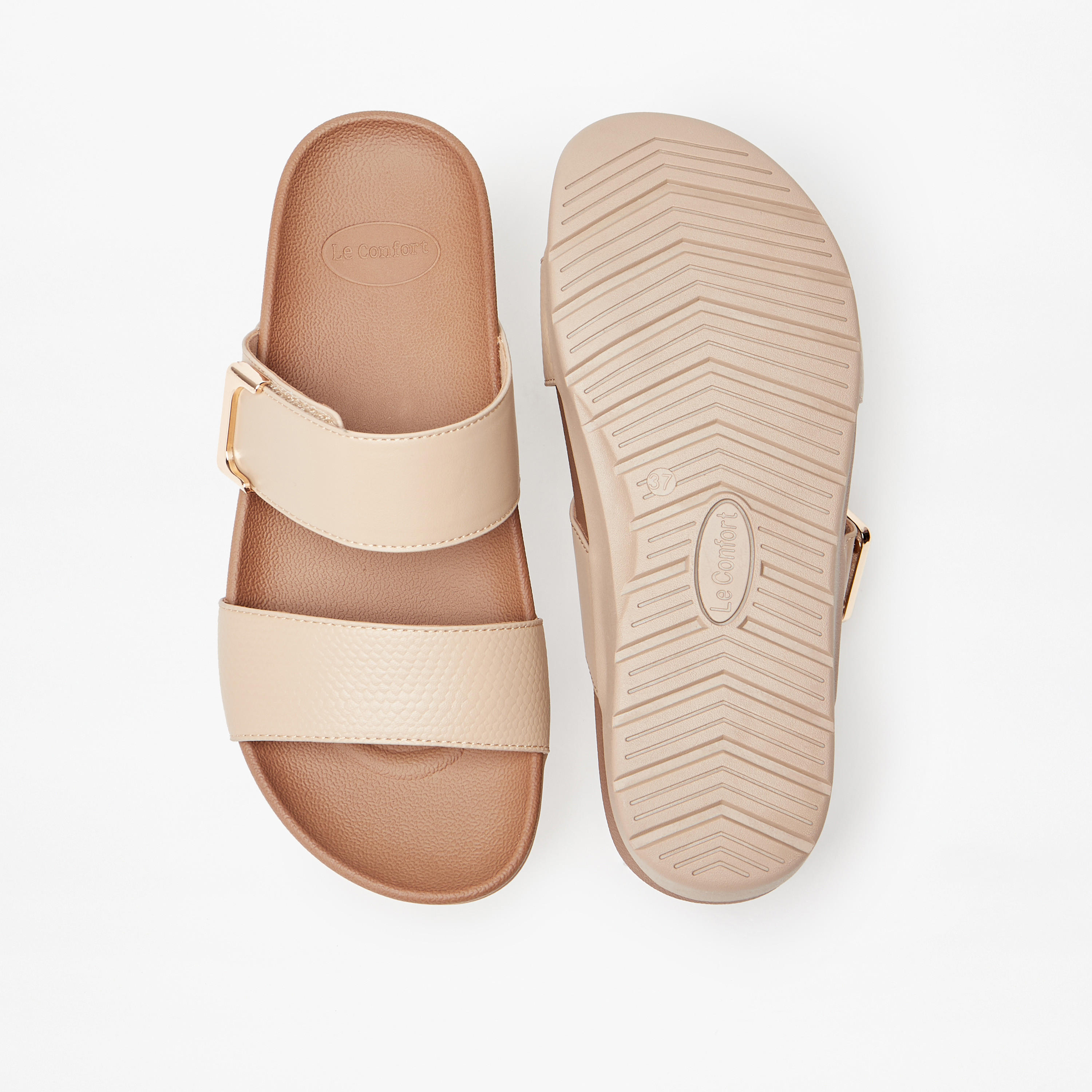 صندل بارز الملمس وسهل الارتداء من لو كونفورت-women-shoes-flats-sandals-image-4