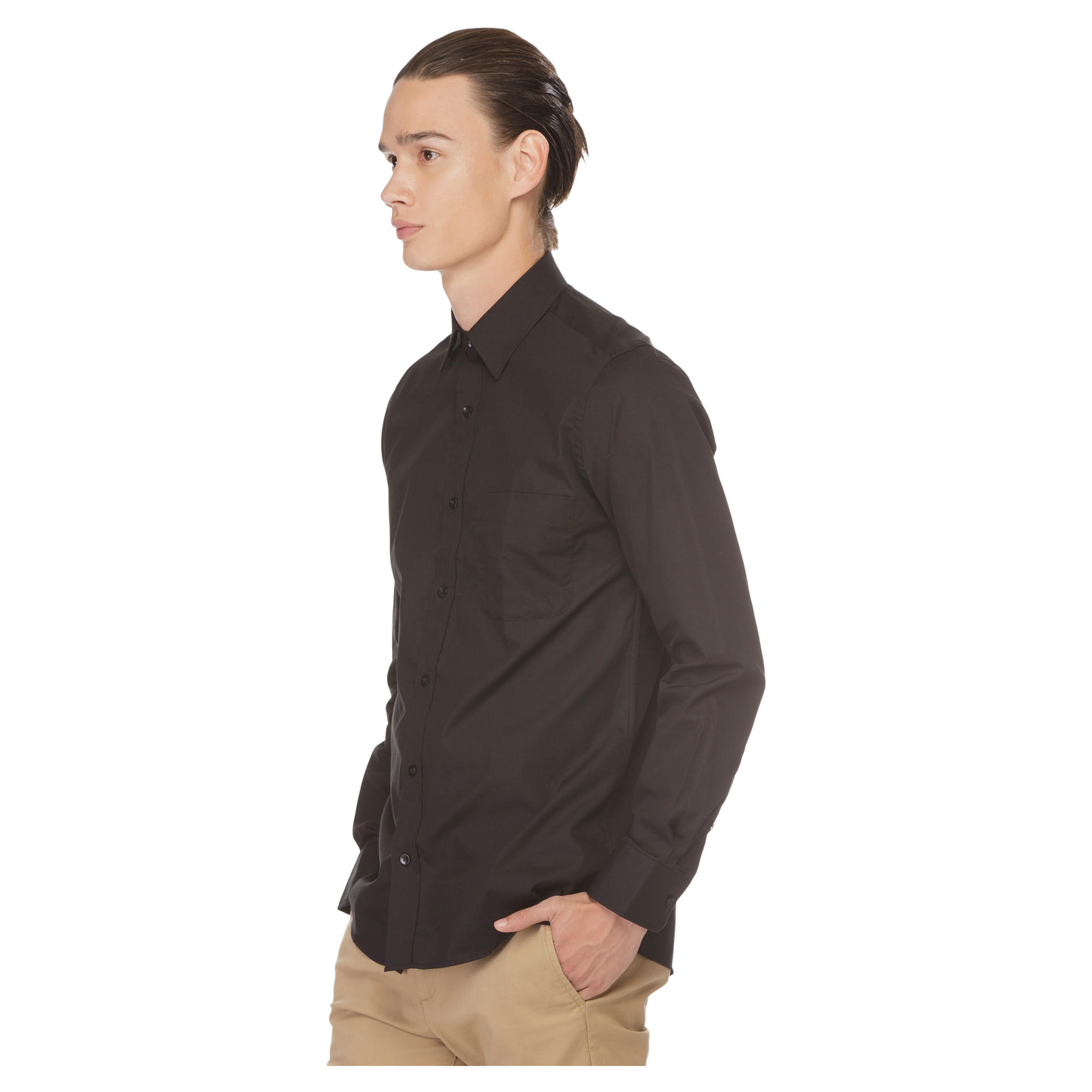 Arrow Solid Colour Shirt-men-clothing-shirts-image-3