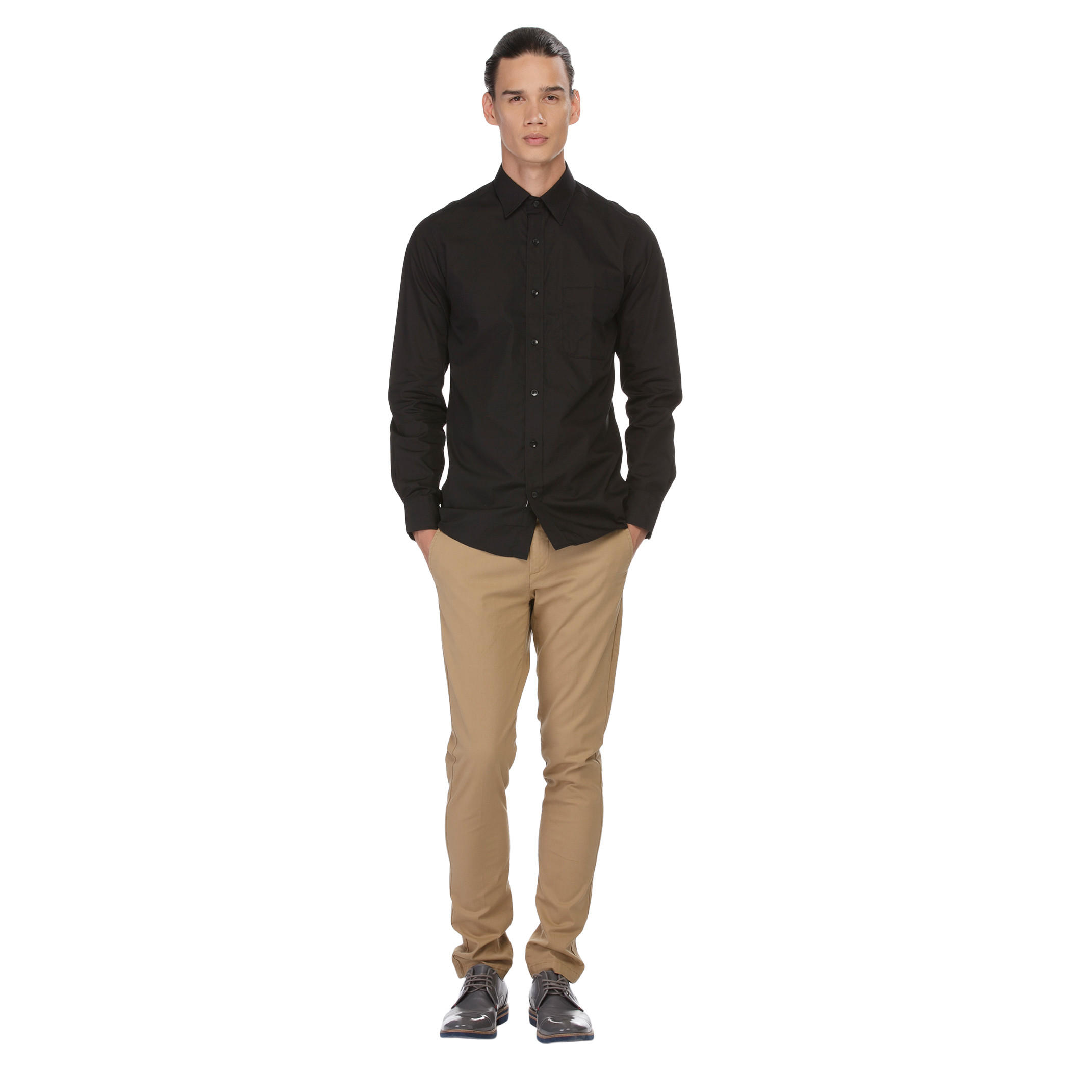 Arrow Solid Colour Shirt-men-clothing-shirts-image-5